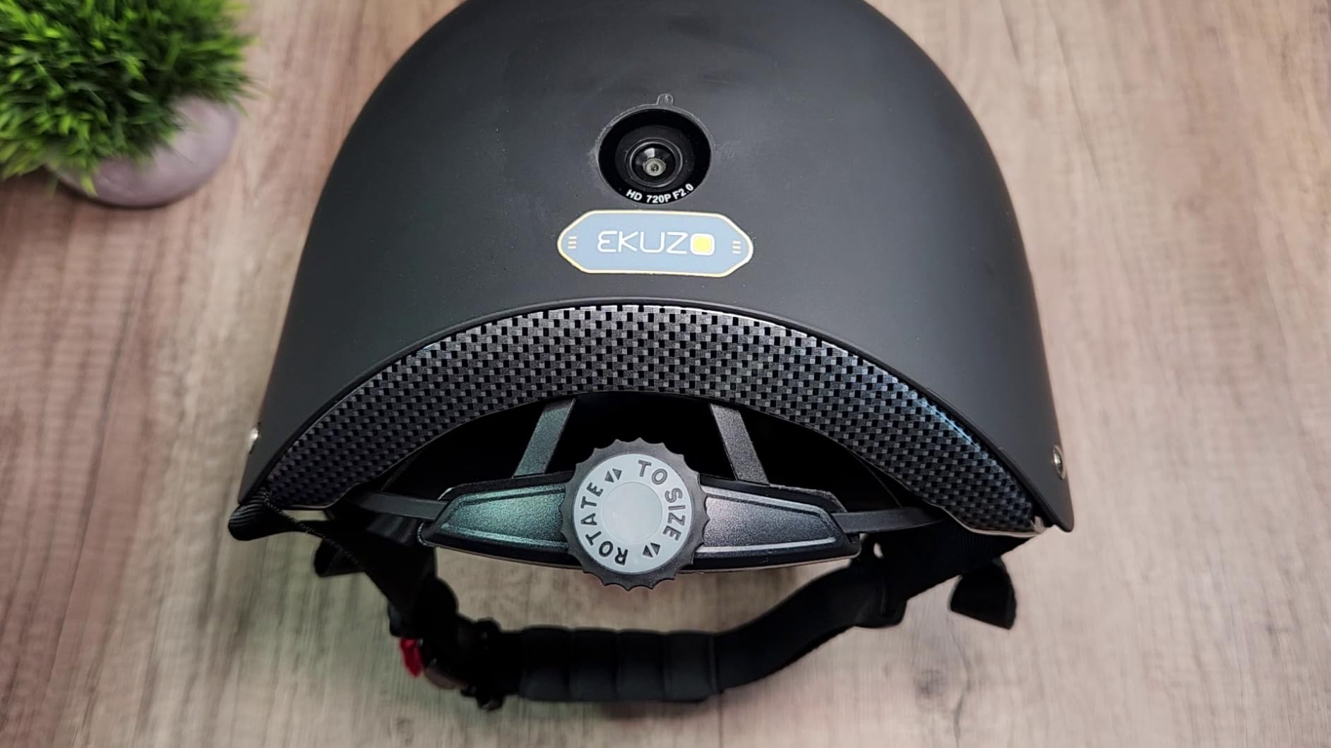 DC Smart Bike Helmet with Cameras Dual HD Front & Rear Video Recorder for Ebike & Electric Scooter, Bluetooth App Control Action Cam Helmet, CPSC Certified (Black) customer photo 2