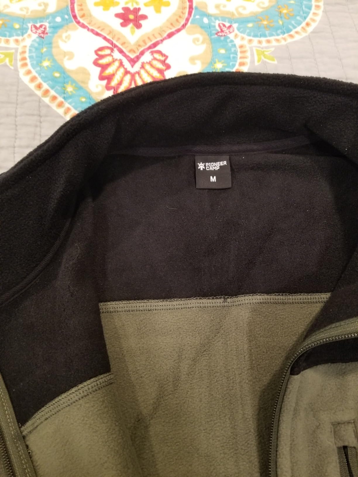 Pioneer Camp Men's Polar Fleece Jacket Full Zip Lightweight Hiking Outdoor customer photo 1