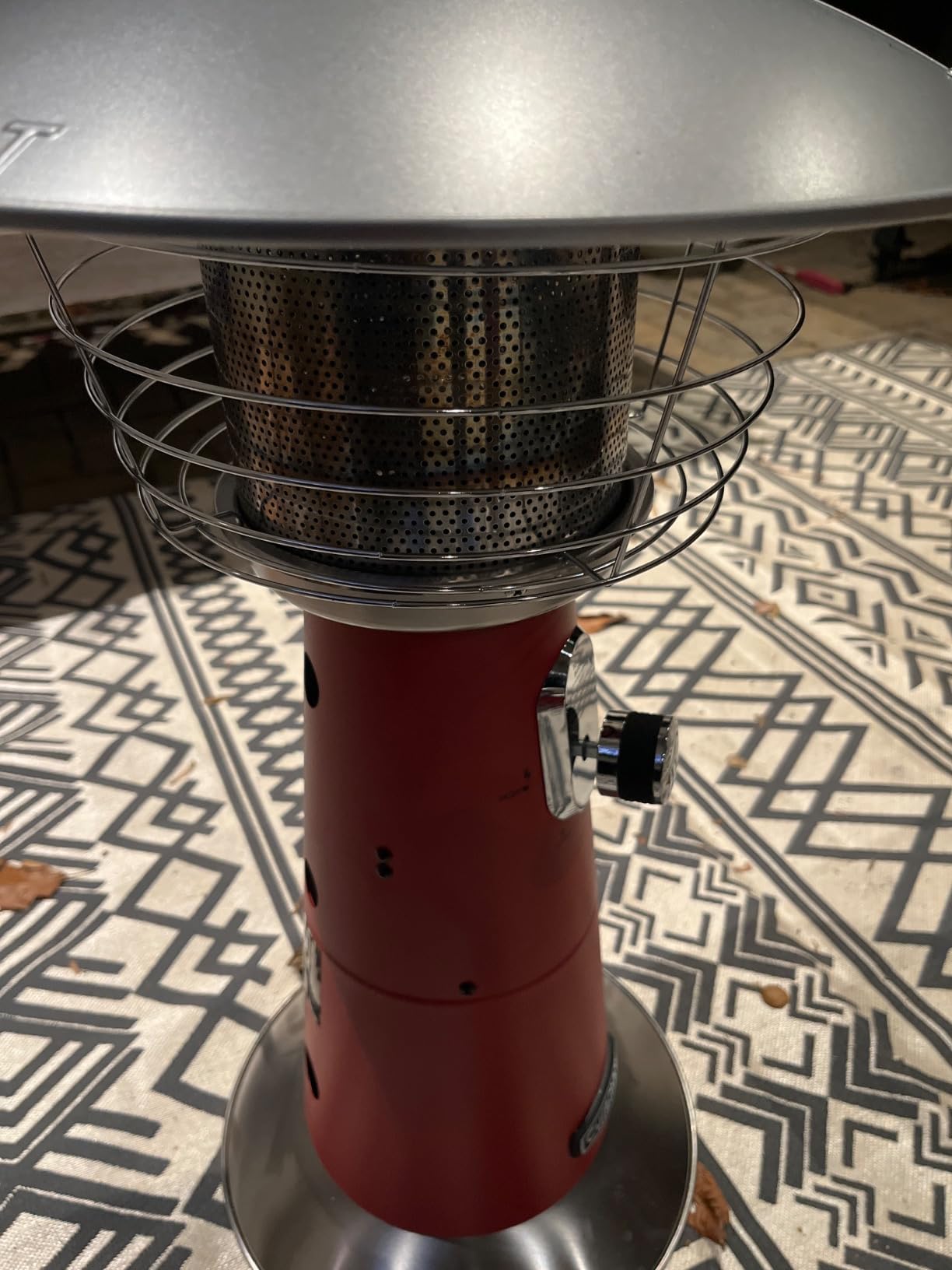 Cuisinart Patio Heater, Tabletop, Anti-Tilt Safety Switch, 11,000 BTU, Gray customer photo 1
