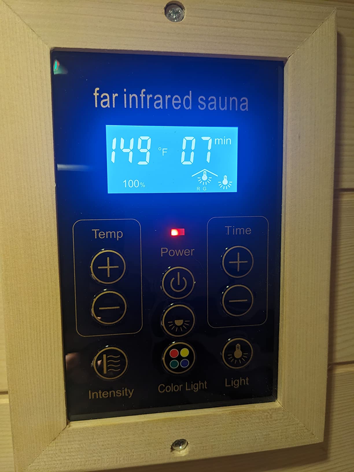 Outdoor Sauna 2 Person Ultra-Low EMF Infrared Sauna, Max 158℉ / 1850Watt customer photo 2