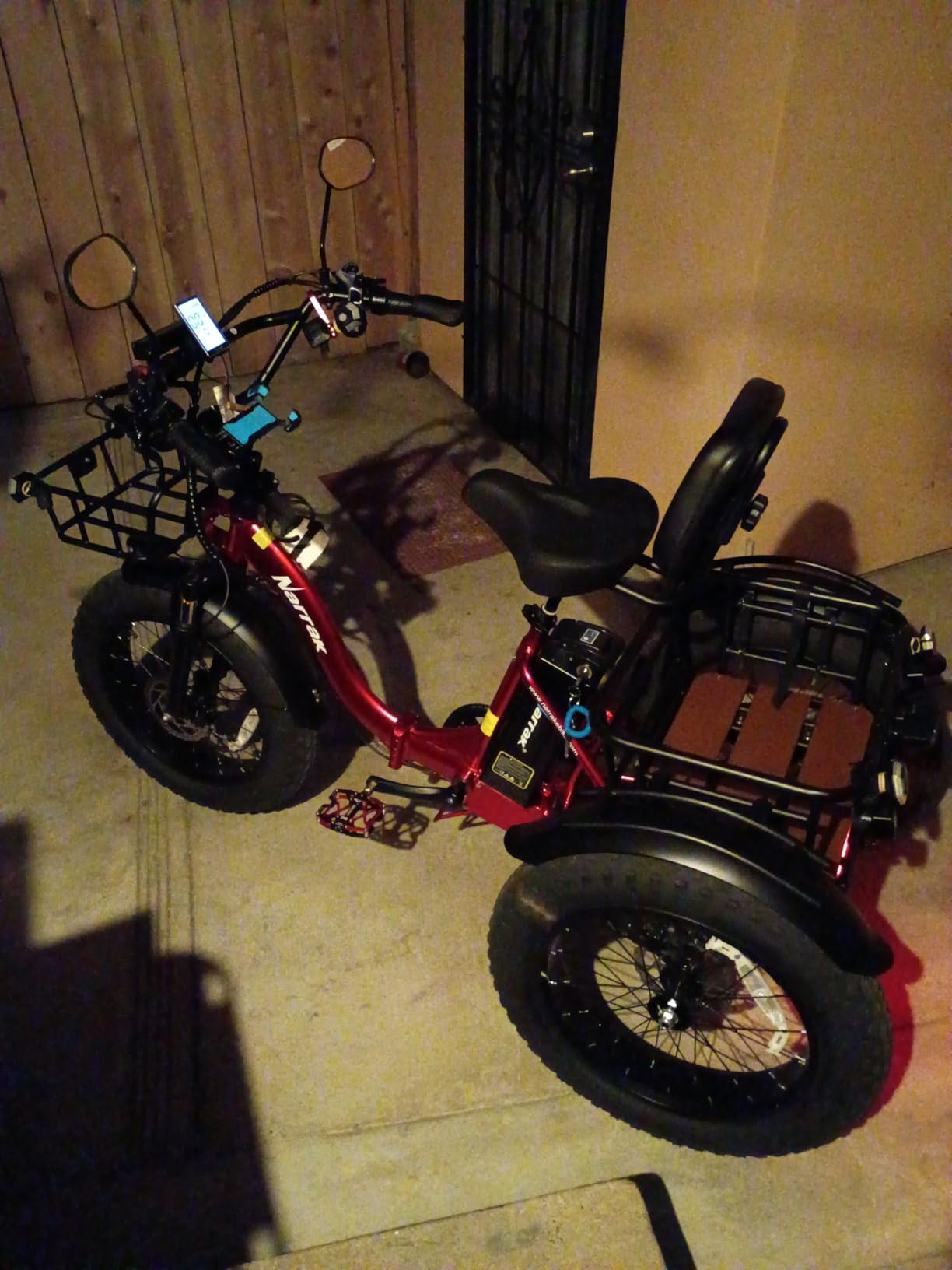 NARRAK Electric Tricycle for Adults, 750W(Peak 1350W), 48V13Ah Ebike, 20