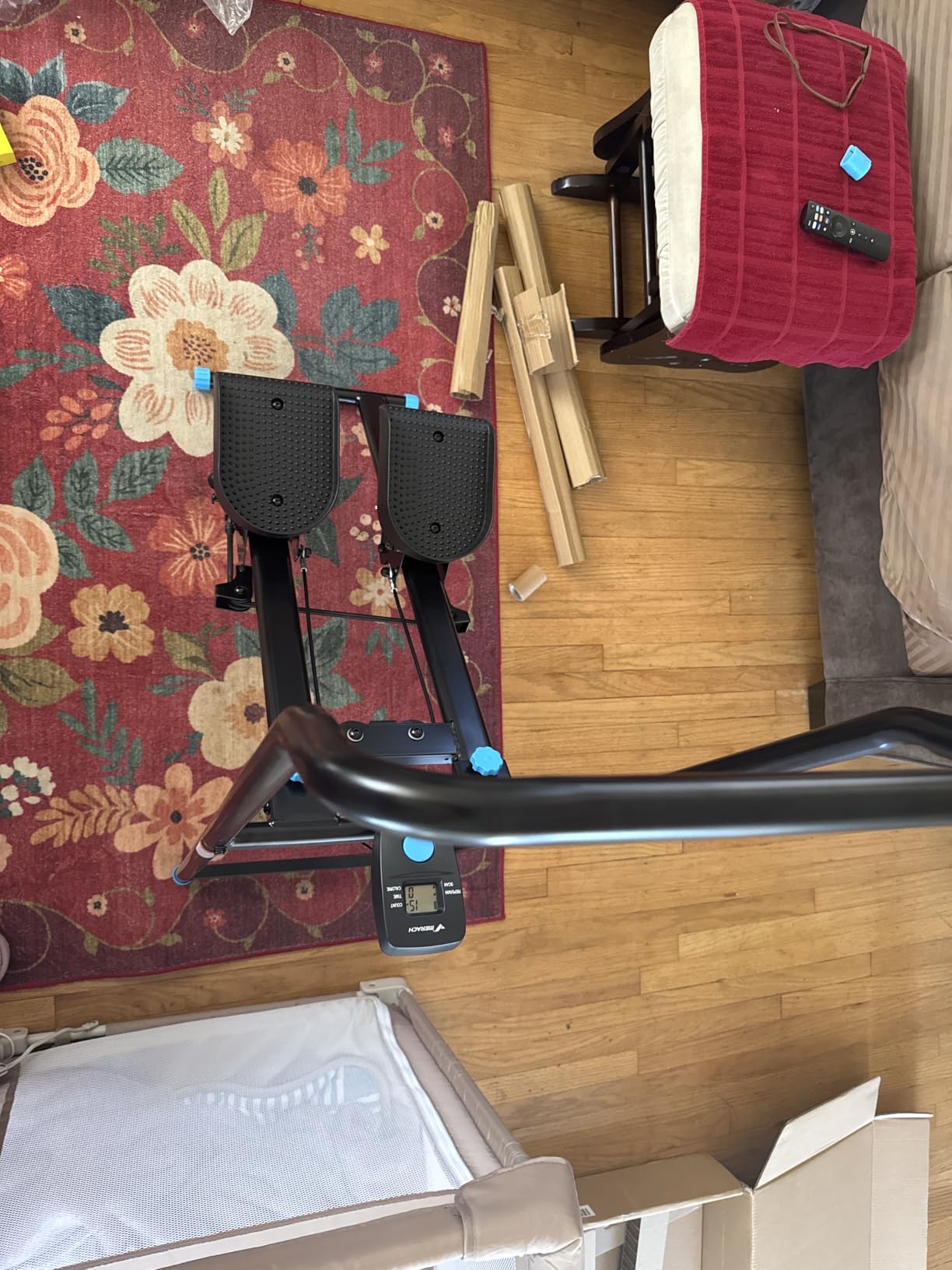MERACH Stair Stepper with Adjustable Resistance, Foldable Stair Climber customer photo 1