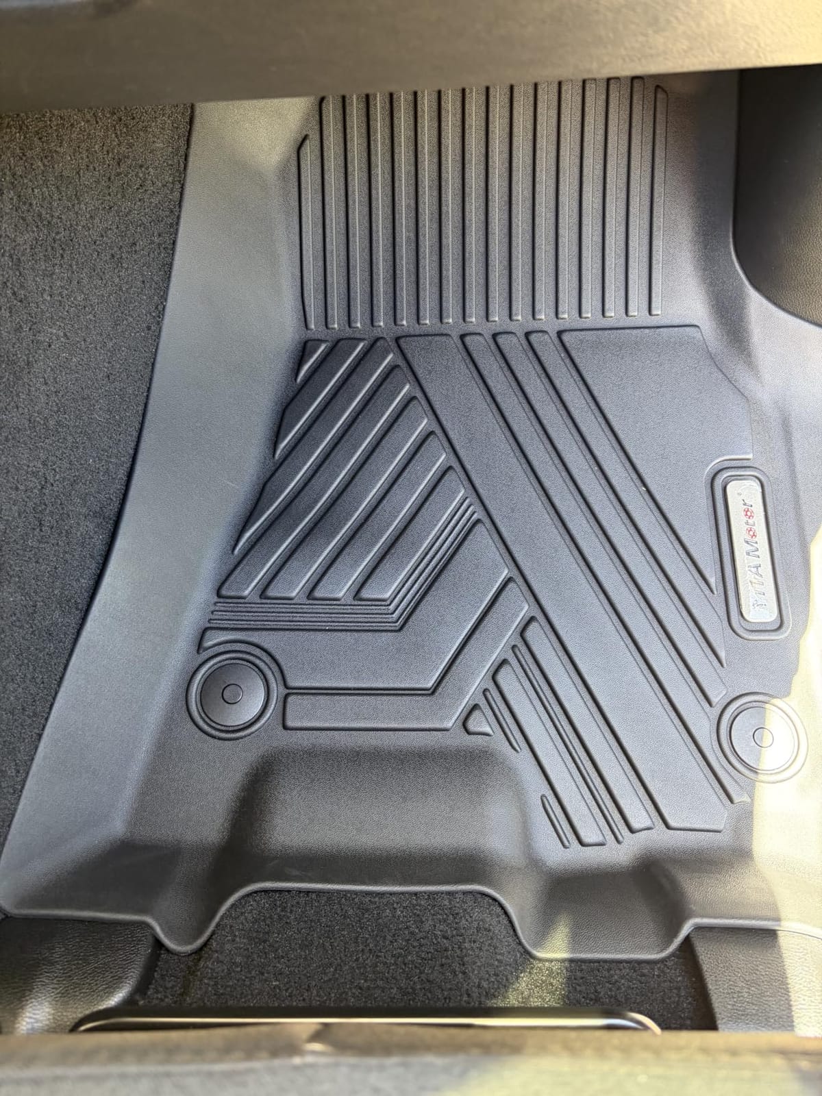 YITAMOTOR Floor Mats Fit for 2013-2018 Dodge Ram 1500/2500/3500 Crew Cab, 2019-2024 Ram 1500 Classic Crew Cab 1st & 2nd Row All Weather Heavy Duty Floor Liners Black customer photo 1