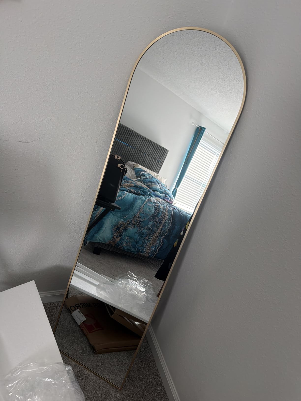 Home Gym Mirror for Wall, 48x24x3PCS Frameless Full Length Mirror, Silver | HD Shatterproof Glass, Easy Wall Mount, Large Body Mirrors for Home Gym, Workout, Bedroom, Garage customer photo 1