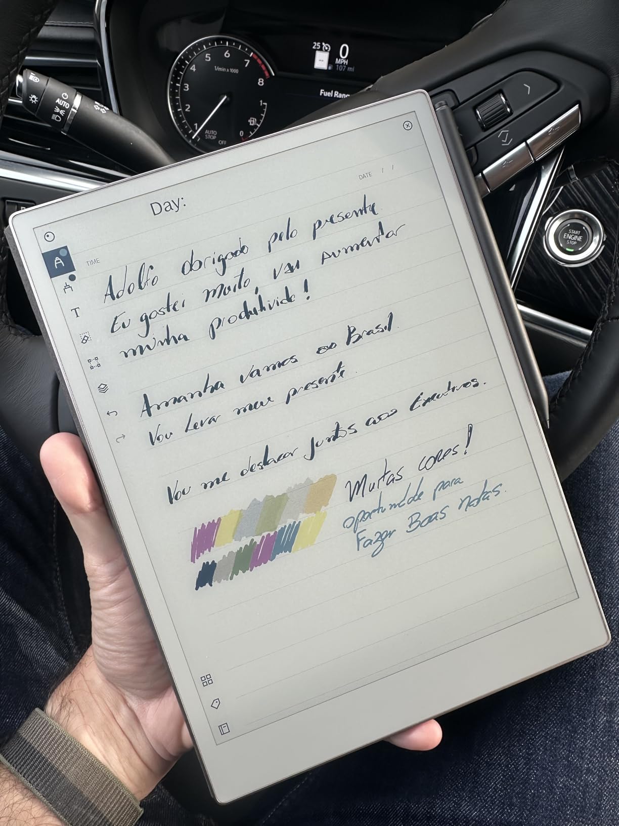 reMarkable Paper Pro with Marker Plus and Black Leather Book Folio | 11.8
