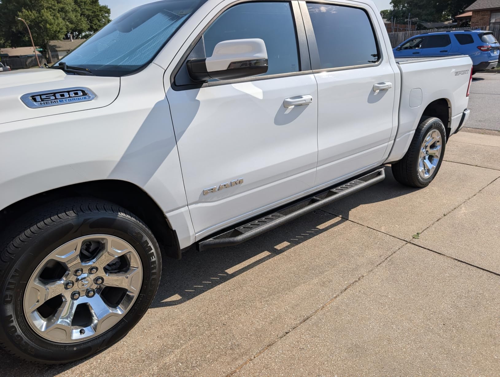 Tyger Auto Trax Side Steps Compatible with 2019-2026 Ram 1500 (Not Fit 19-24 Classic) | Crew Cab | TG-TX7D29398 | Textured Black Rail Running Board customer photo 1
