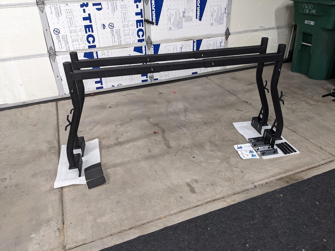 YZONA Universal Truck Bed Ladder Rack, Non-Drilling, 900 LBS Load Capacity, Fit Most Truck Bed Ranging from 53