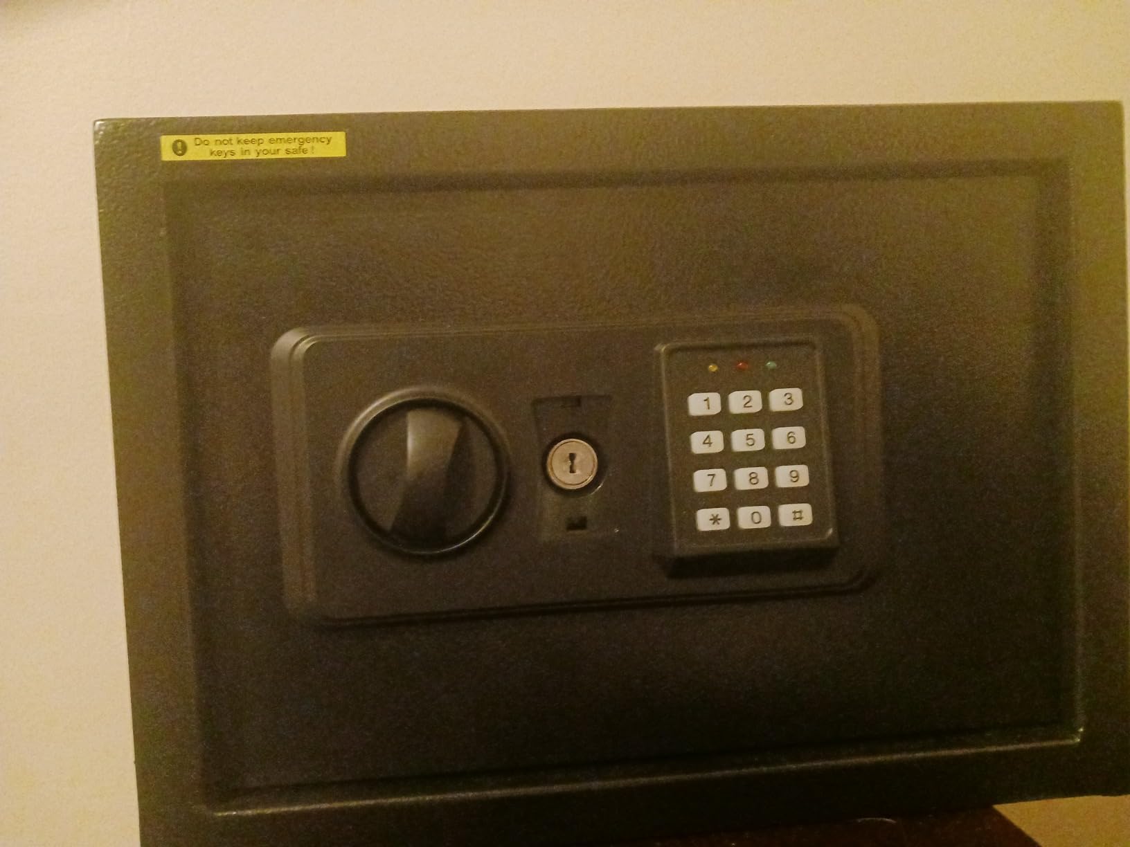 1.3 Cuft Small Fire Safe for Home Use, Anti-theft Fire Proof Safe Box with Digital Keypad, Spare Keys and Removable Shelf, Security Safes Fireproof Waterproof for Document Money Valuables customer photo 2