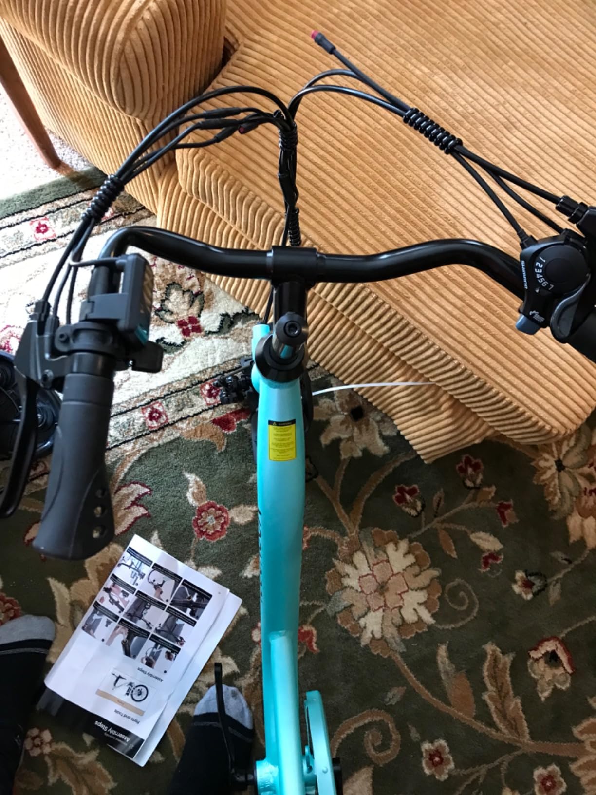 MOONCOOL Electric Bike for Adults, 700W Peak Power Cruiser Electric Bikes customer photo 2