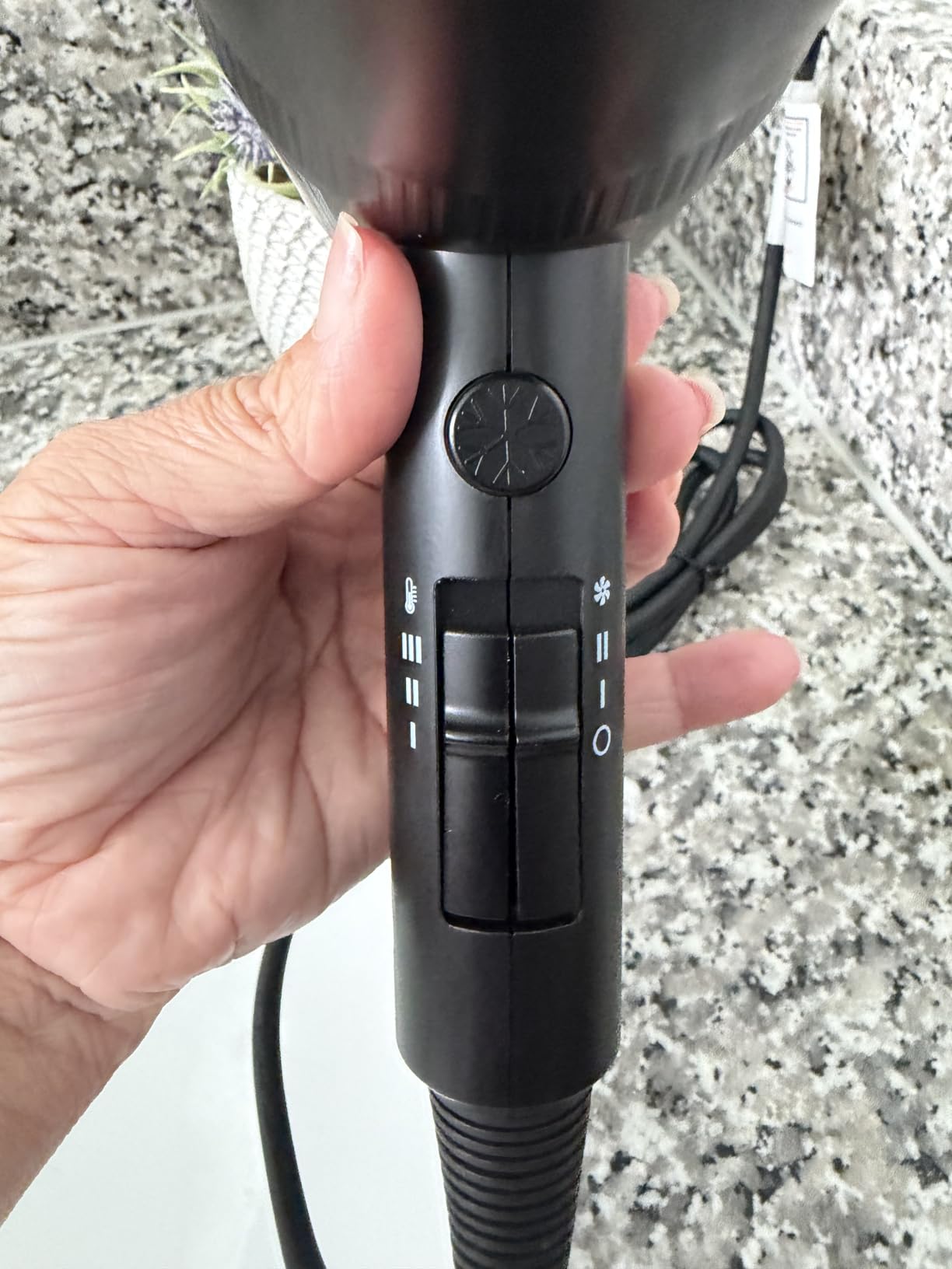 AINA Diffuser Hair Dryer Full-Featured Blow Dryer 110V/1600W(Babe Pink) customer photo 1