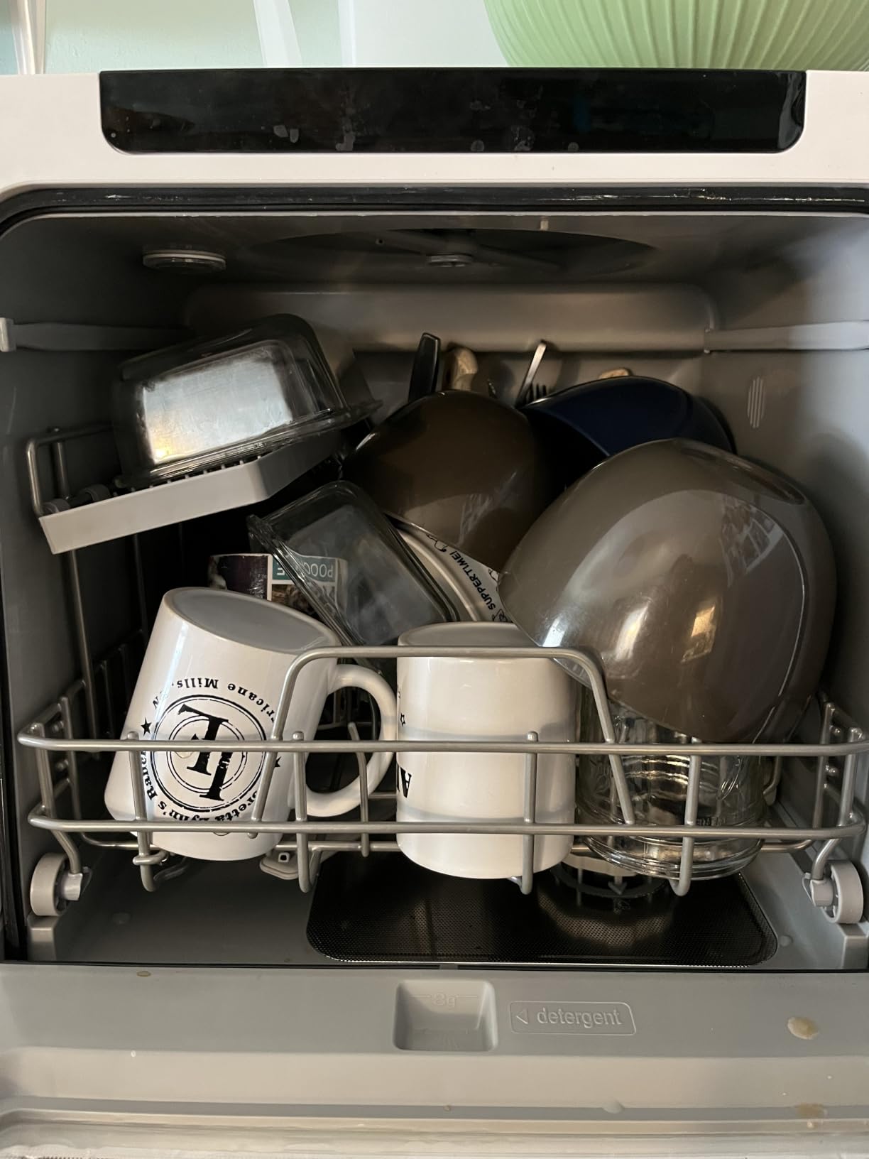 EUHOMY 8-Program Countertop Dishwasher with 5L Tank, 167°F, 40dB, No Hookup customer photo 1