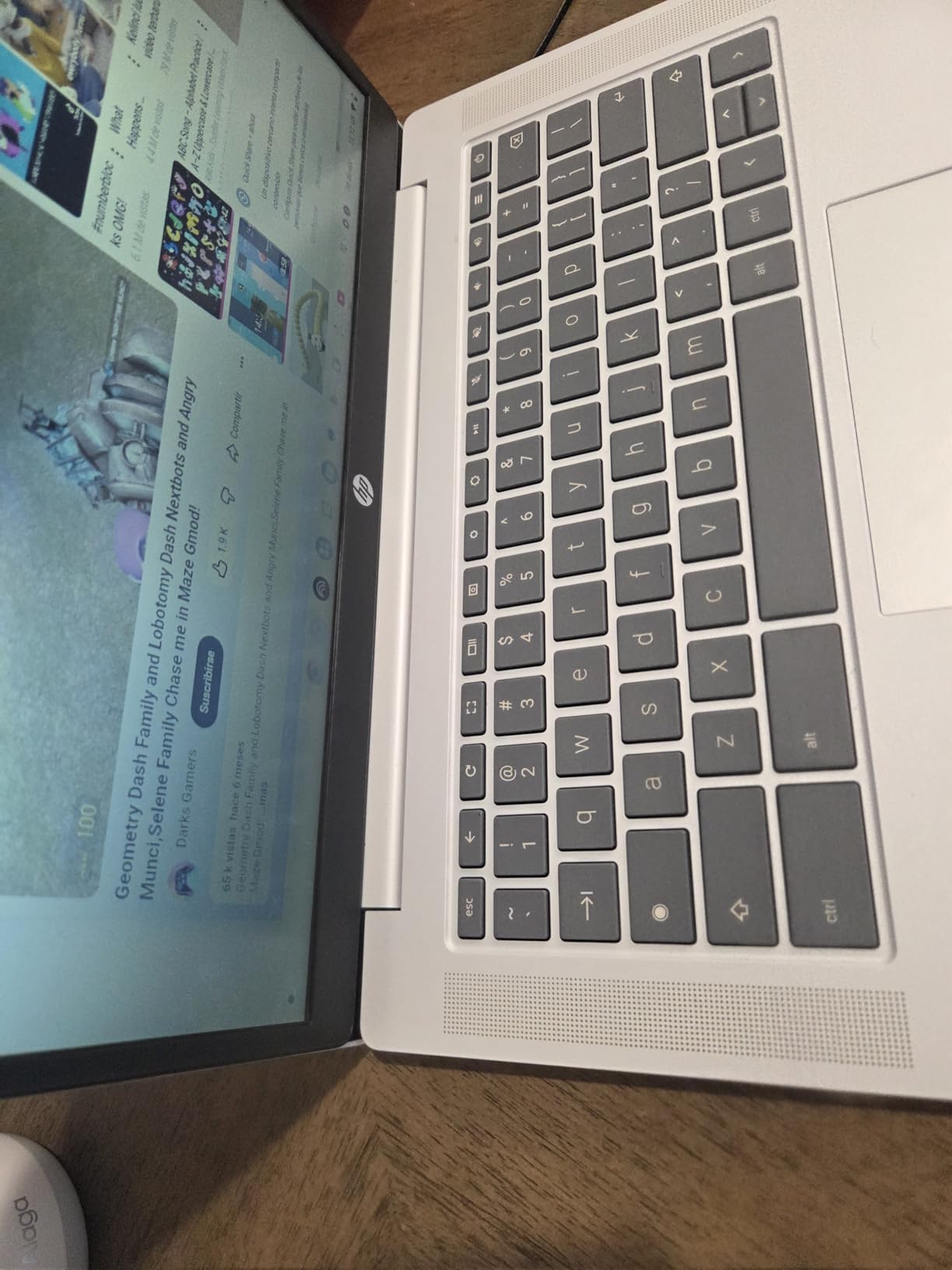 HP 14 Chromebook (Glacier Silver) customer photo 2