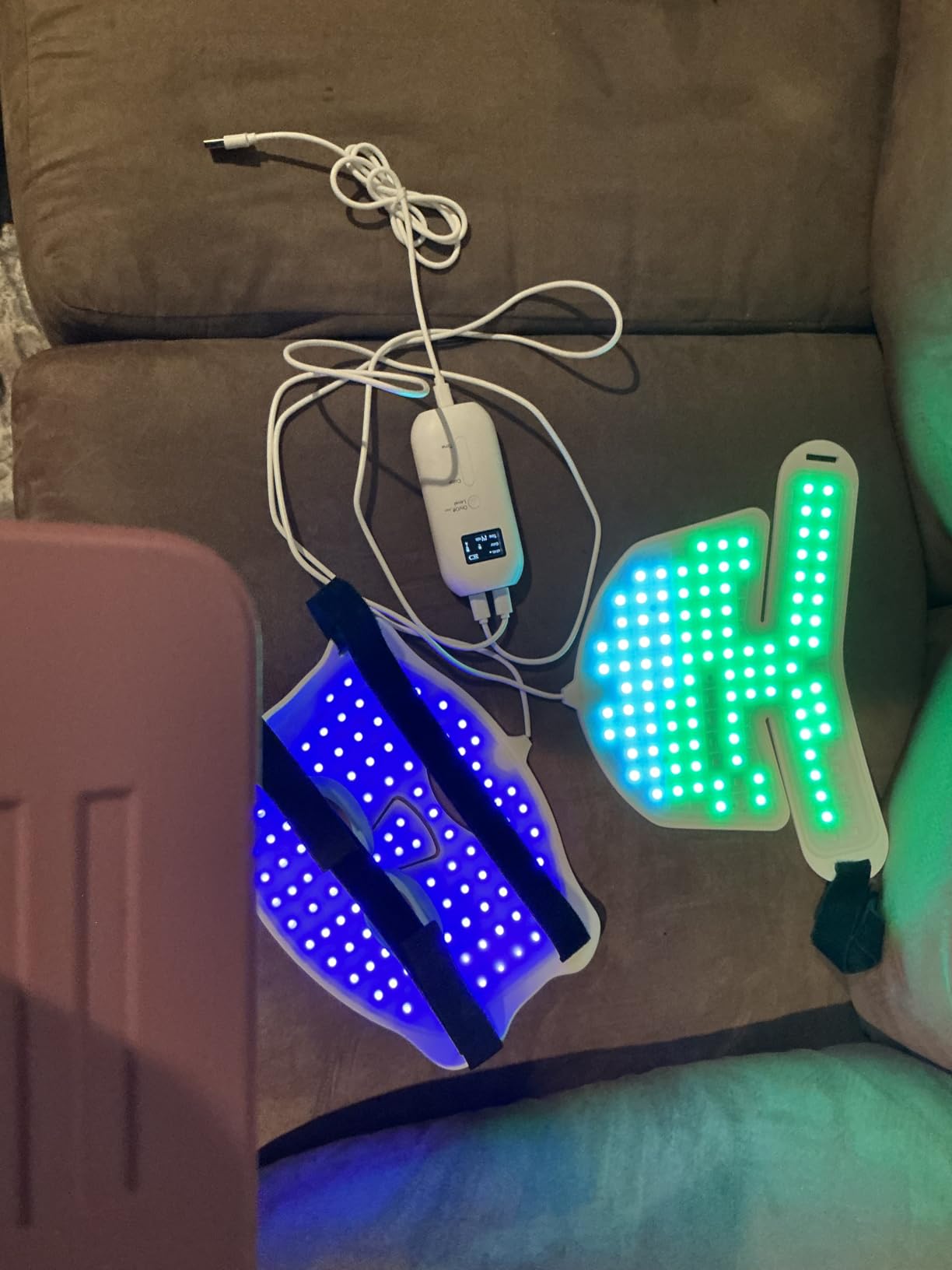 Nourished Bodynskin 7 Colors LED Face and Neck Mask with Near-Infrared - Blue, Red Light Therapy for Face - 912 LEDs - Skincare Tool for Anti-Aging customer photo 1