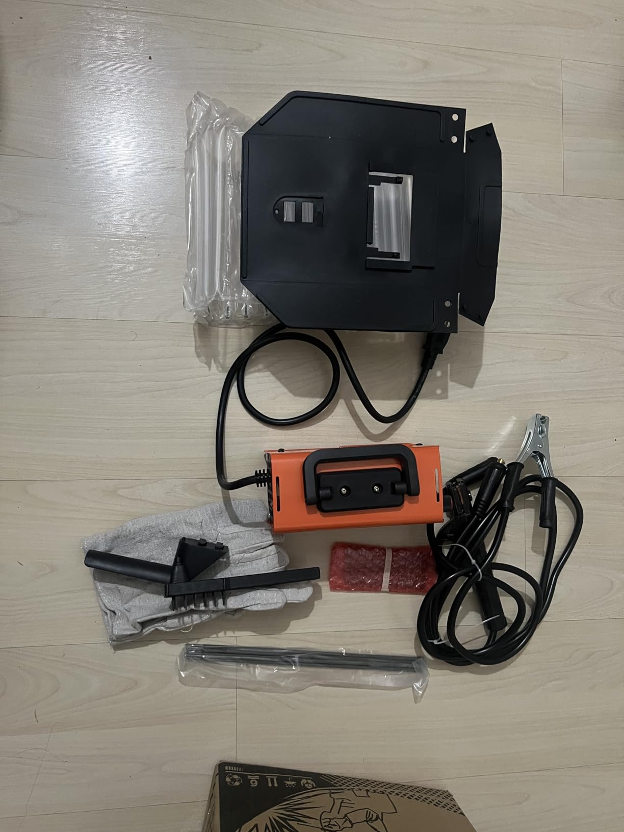 Mini Portable Welding Machine,MMA 250A 110V Stick Welder,IGBT Inverter Welder Machine,Hot Start, Arc Force, Anti-Stick,Small Welder for Beginners customer photo 1