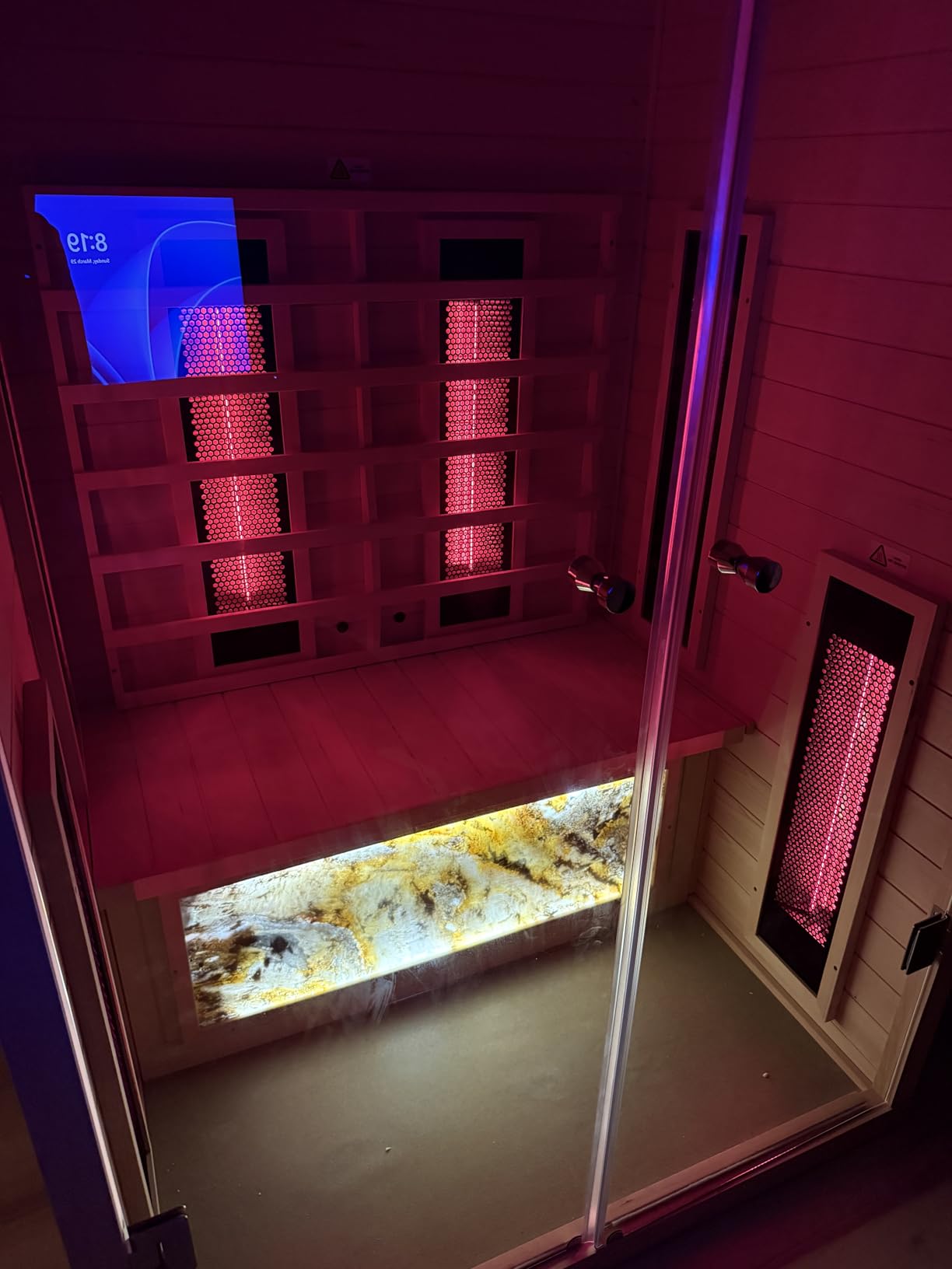 Ceramic Infrared Sauna Compact 1 Person Infrared Saunas for Home customer photo 2