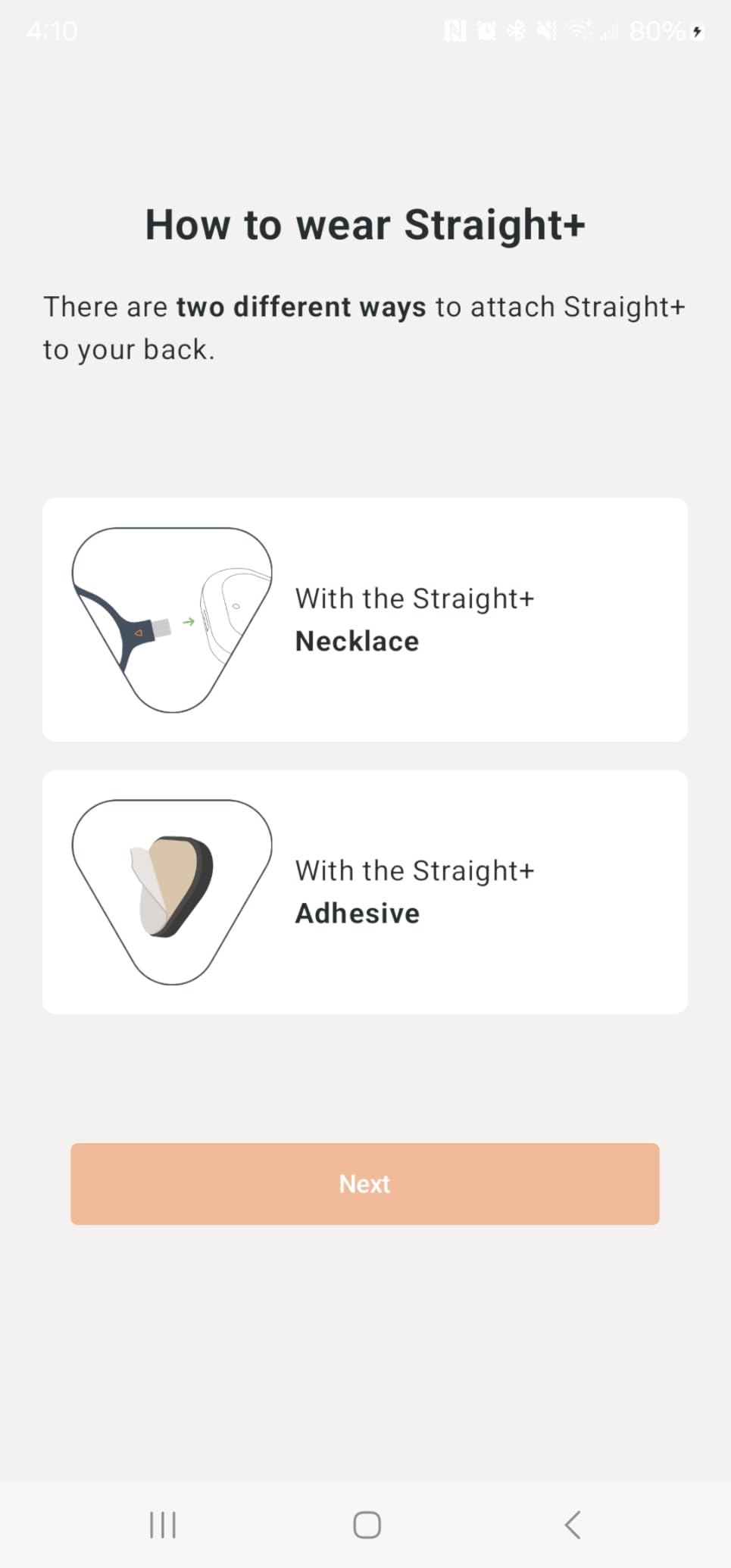 Straight Plus AI Powered Posture Corrector Trainer Device (Necklace Included) - Back Brace Smart Straightener Office Work Support - Back Postur Corrector Device - Posture Corrector for Women & Men customer photo 2