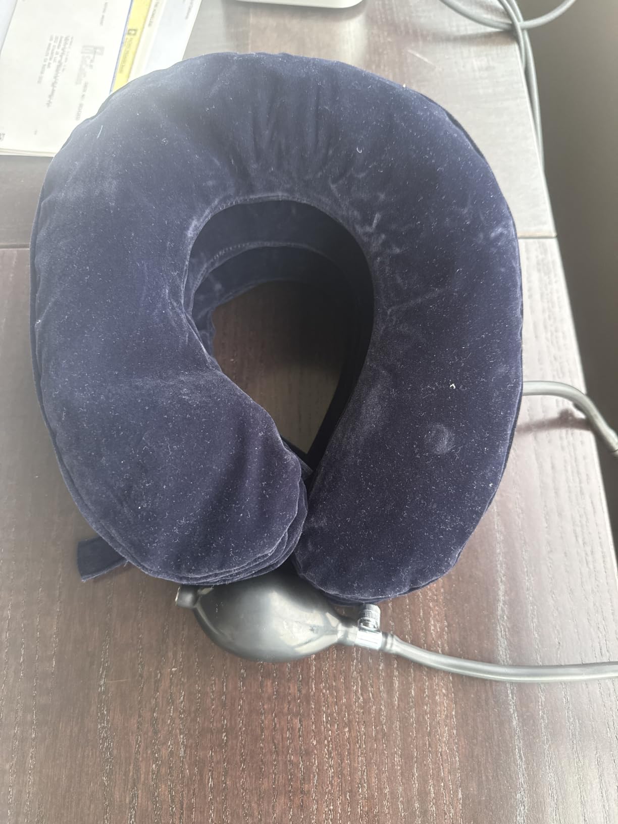 Cervical Neck Traction Device for Instant Neck Pain Relief - Inflatable & Adjustable Neck Stretcher Neck Support Brace, Neck Traction Pillow for Home Use Neck Decompression (Classic Gray) customer photo 2