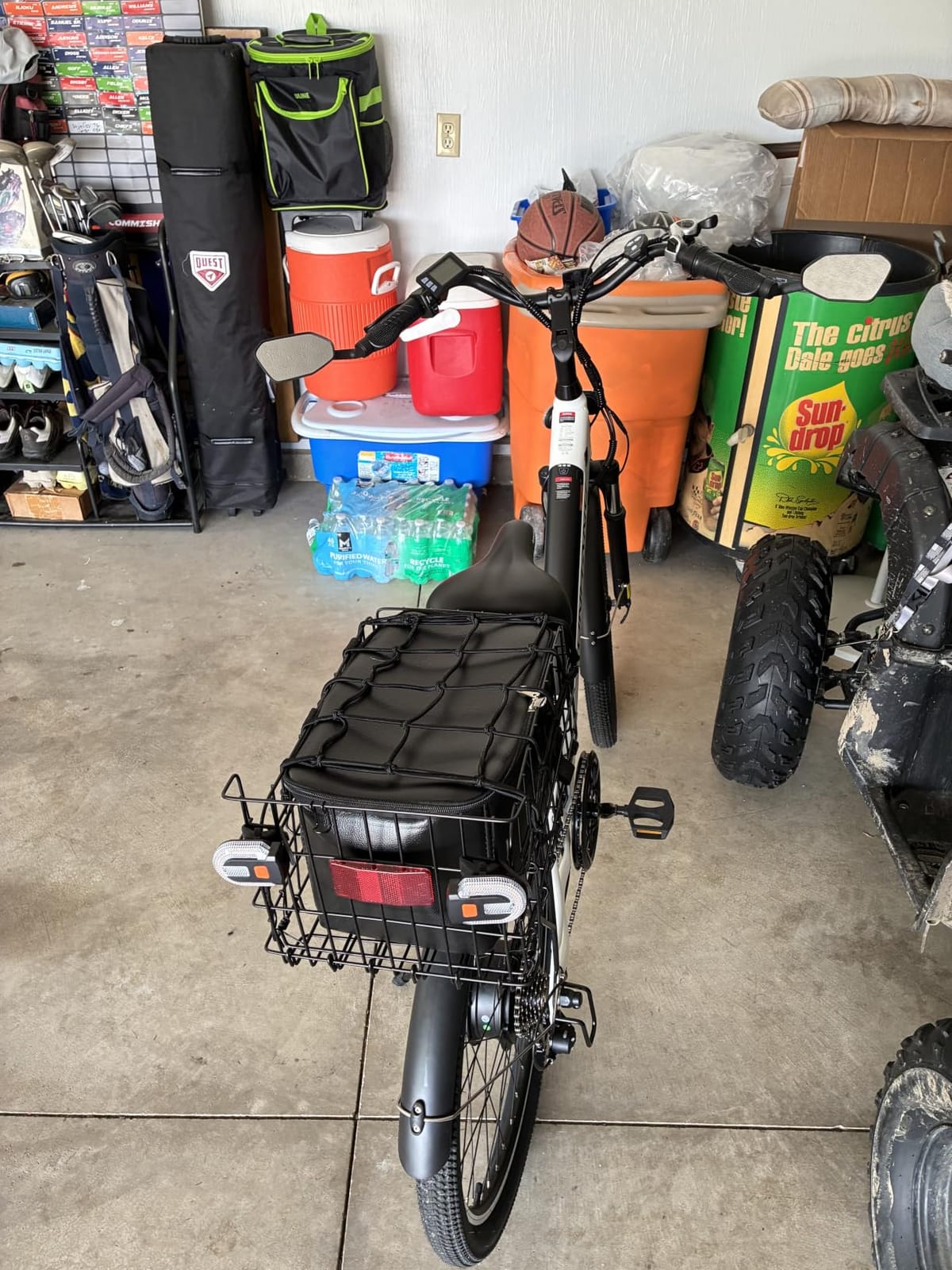 Funhang Electric Bike for Adults, 1000W Peak Ebike, 50Miles Step Thru Electric Bicycle, 26