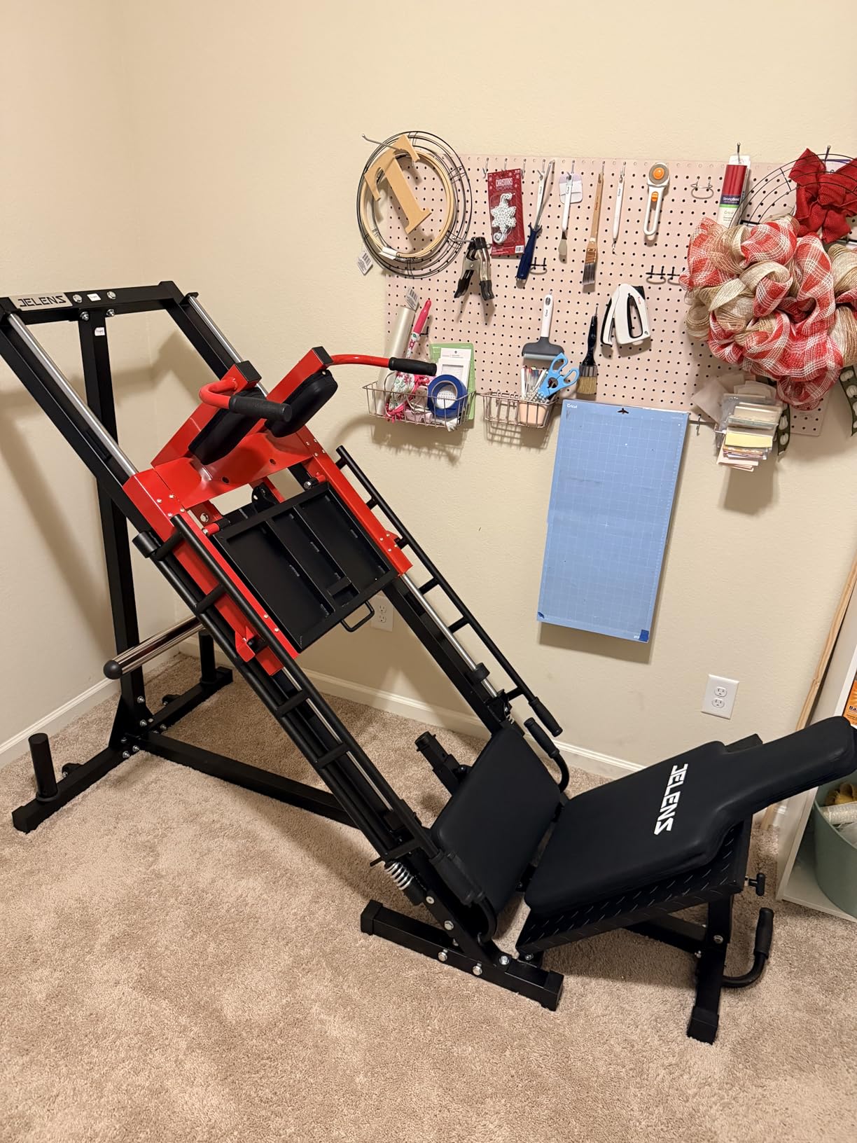 JELENS Leg Press Hack Squat Machine, Leg Machine for Home Gym with Linear Bearing, L11 Professional Adjustable Leg Exercise Machine, Lower Body Workout customer photo 1