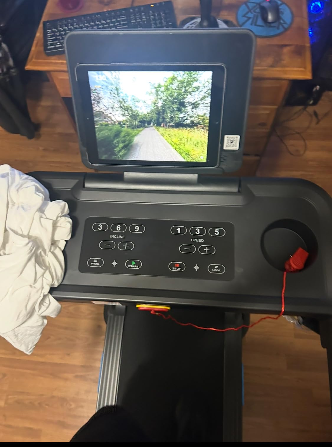 MERACH T12 Foldable Treadmill for Home, 300 LBS Capacity, Wide Running Belt | Incline Treadmill with Display, Smart App, 2.5HP Brushless Motor, Compact Design customer photo 1