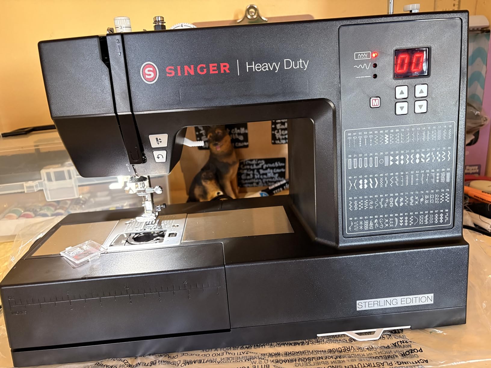 SINGER Heavy Duty 6600C Sterling Sewing Computerized Machine + Accessory | 100 Built-In Stitches Deliver 215 Stitch Applications| 60% More Power, 1100 Stitches/Min| Metal Frame, 6 One-Step Buttonhole | Accessory, 100 Built-In Stitches Deliver 215 Stitch Applications, 60% More Power, 1100 Stitches/Min, Metal Frame customer photo 1