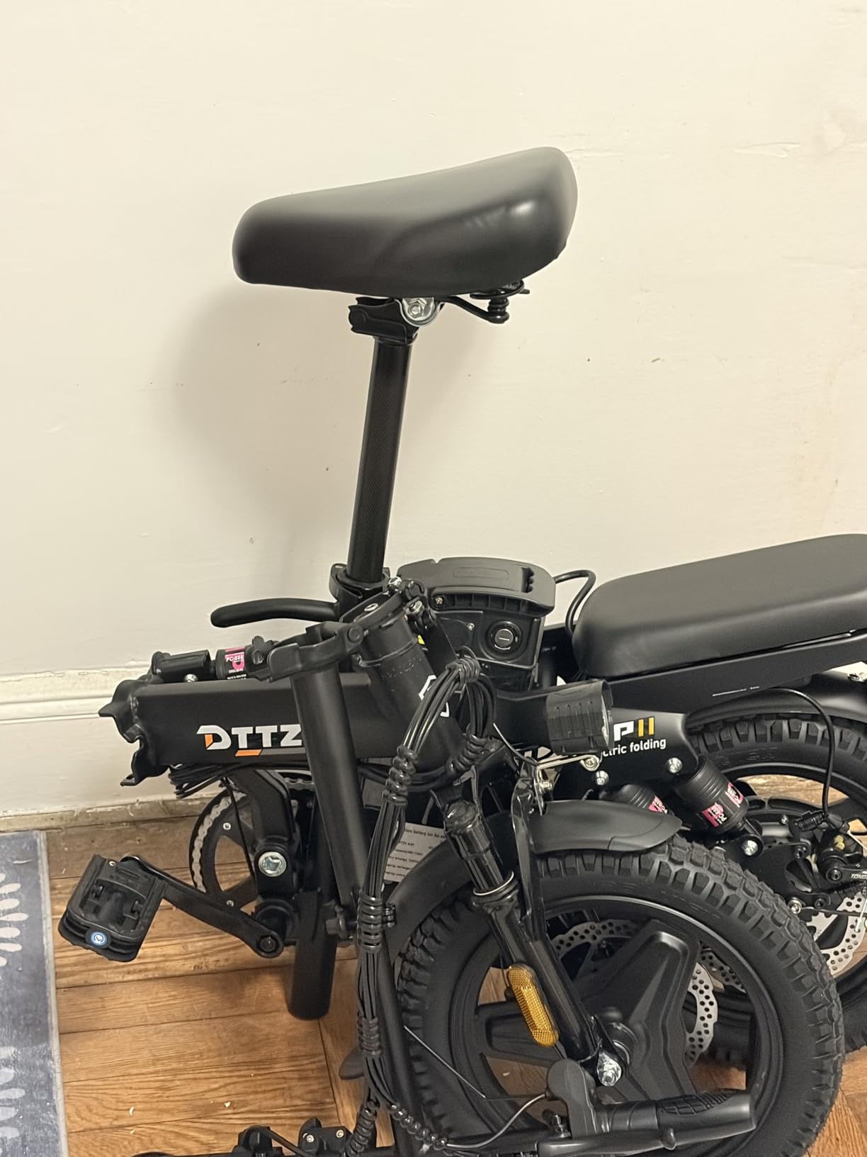 A12/A12S Foldable Ebike with Keyless Ignore, 2000/1000W, 52V 25Ah/48V 15Ah customer photo 2