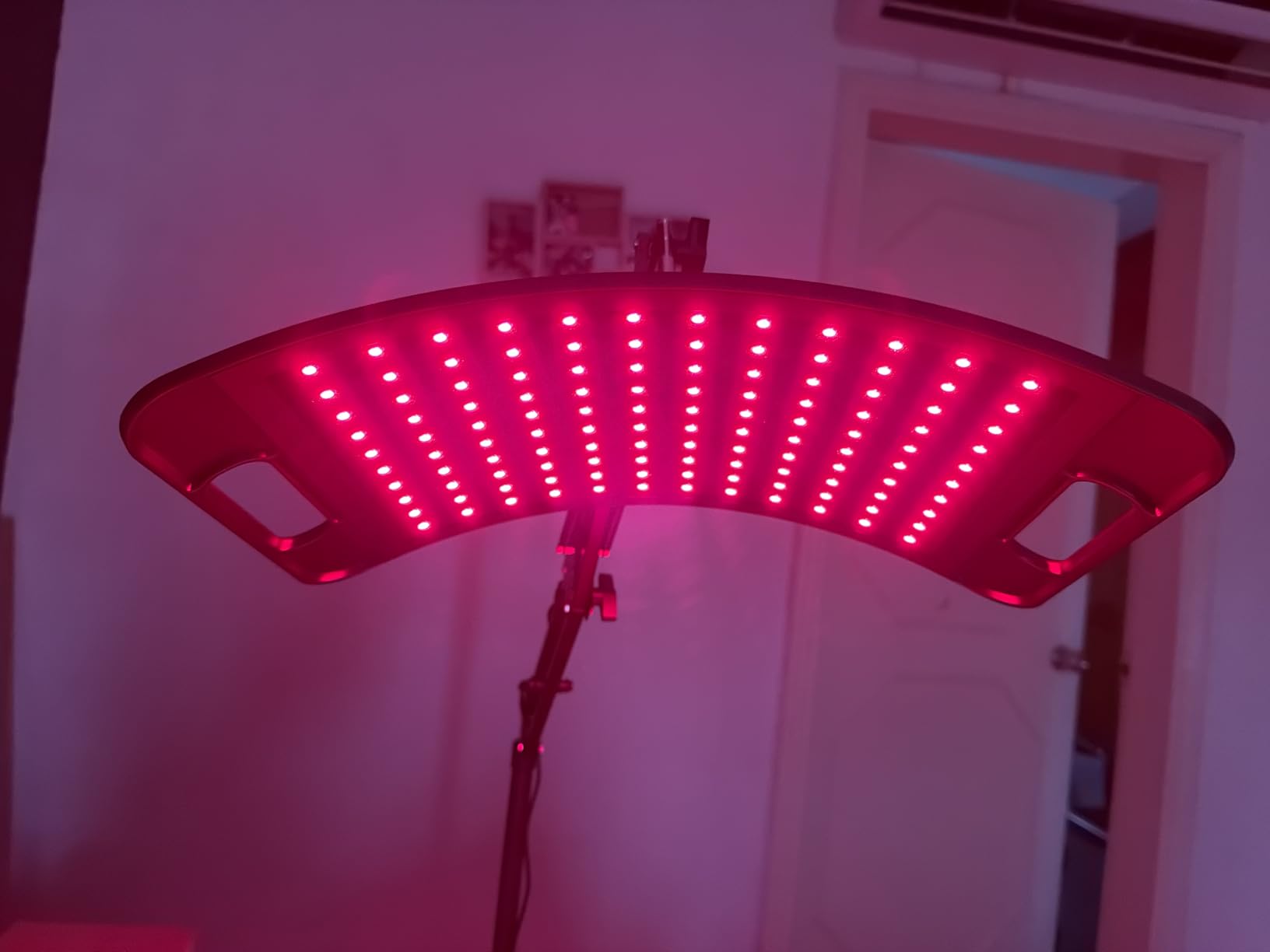 Red Light Therapy for Body face-660nm 850nm Infrared lamp Therapy Larger Panel 3 in 1 Led Bead red Light with Stand for Home Use,Gift idea for Mom Women Wife Sister Girlfriend customer photo 1