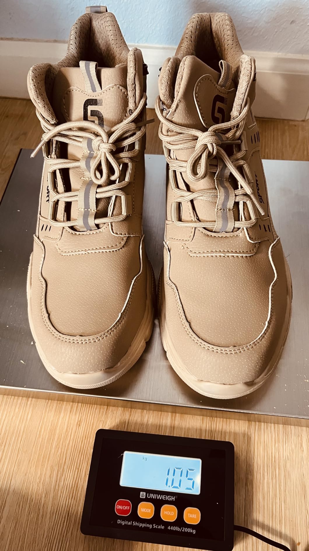 GUSAYEX Steel Toe Boots for Men Lightweight Work Utility Safety Boots customer photo 1