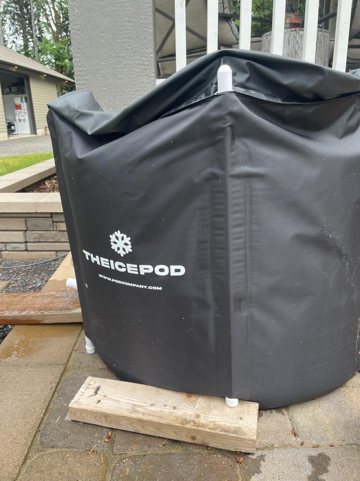 The Pod Company Ice Pod Pro Cold Plunge Tub, 110 Gallon (420L) Inflatable Ice Bath for Adults, Fits Up to 6'7