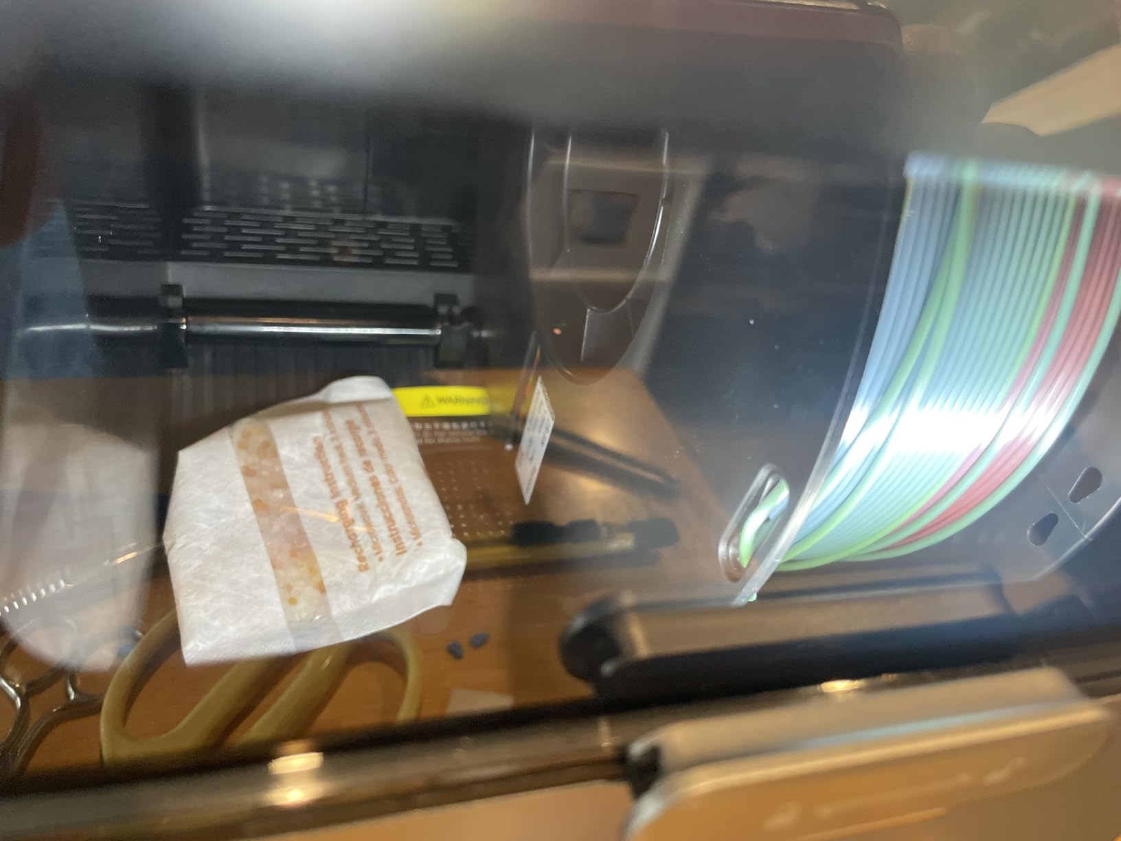 Creality Filament Dryer Box 4 Spools, Space Pi X4 Filament Storage Box, 200W PTC Heats Up to 85°C, Dual Heating Chambers, Fast Drying & Moisture-Free Storage, for PLA, PETG, TPU, ABS customer photo 2