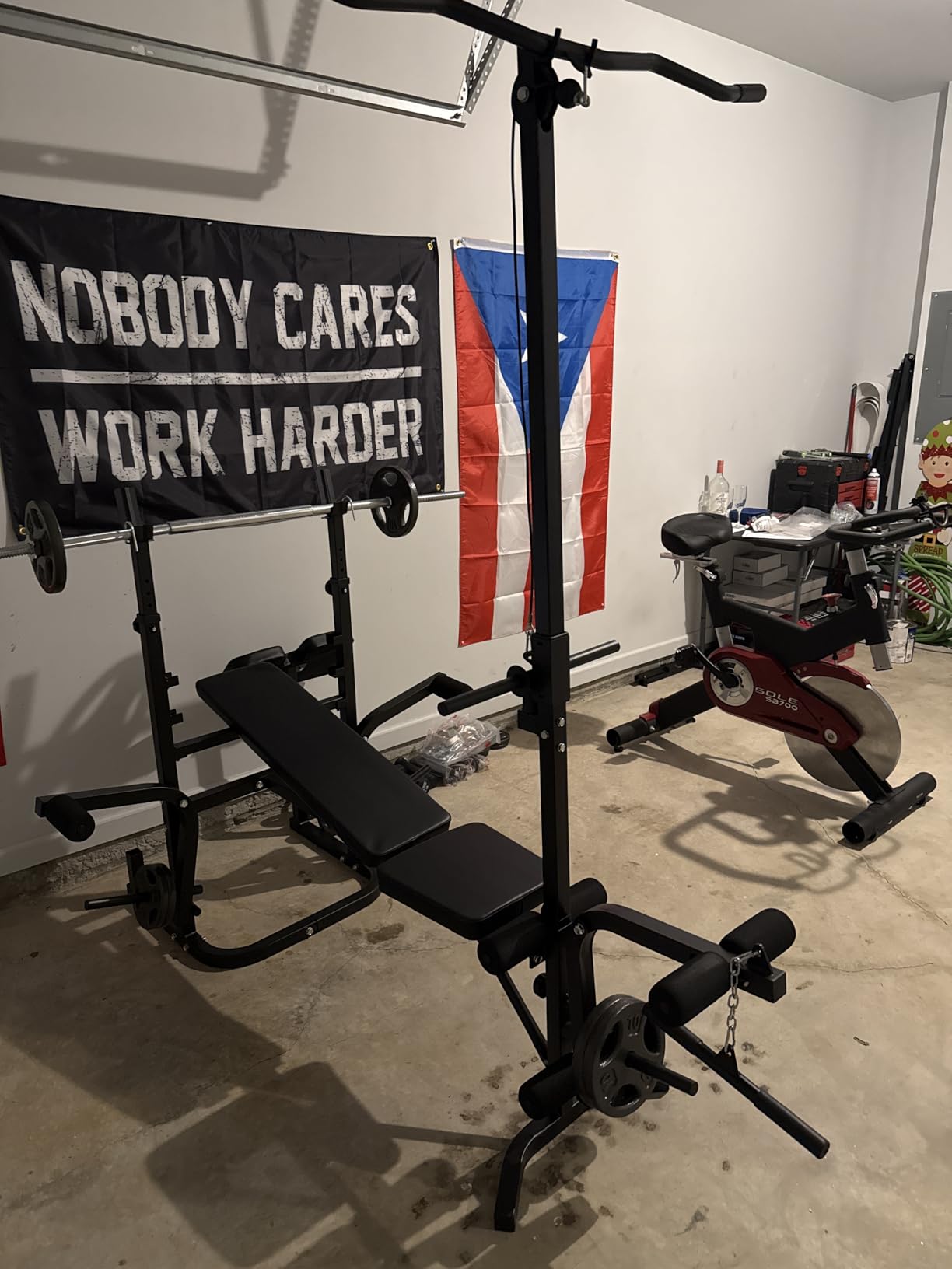 Z3 900LBS Olympic Weight Bench Set with Leg Extension, 9 in 1 Workout Press with Preacher Curl Pad and LAT Pulldown, Strength Training Bench for Home Gym customer photo 1