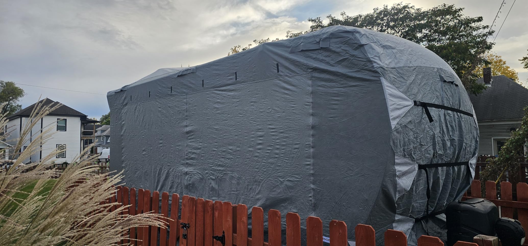 KING BIRD Enhanced RV Cover, Fits 27-30ft Travel Trailers Camper customer photo 2