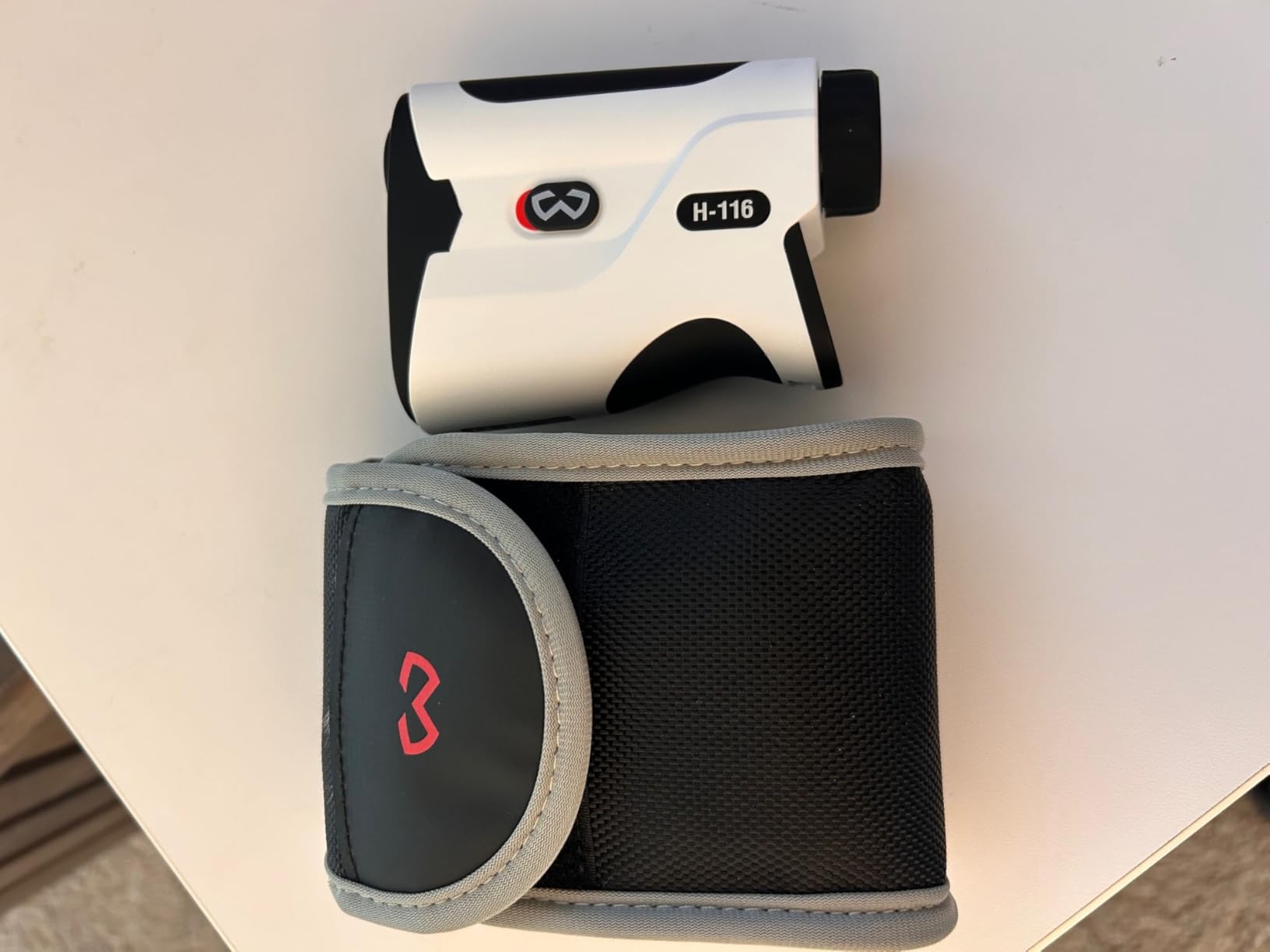 WOSPORTS Golf Rangefinder with Slope - 1200/1500 Yards Range Finder Golf with Magnetic Strap, Flag Pole Locking Vibration, 6X Magnification customer photo 2
