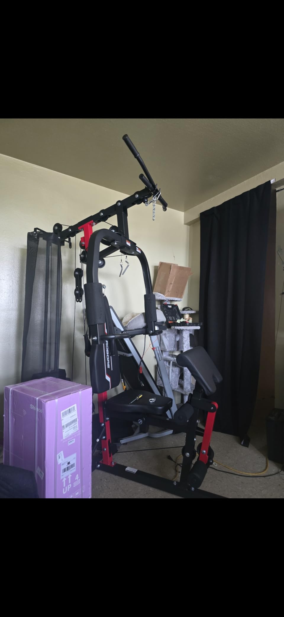 Home Gym System with 160LB Weight Stack, Multifunctional All-in-One Workout Station, Full Body Strength Training System customer photo 1