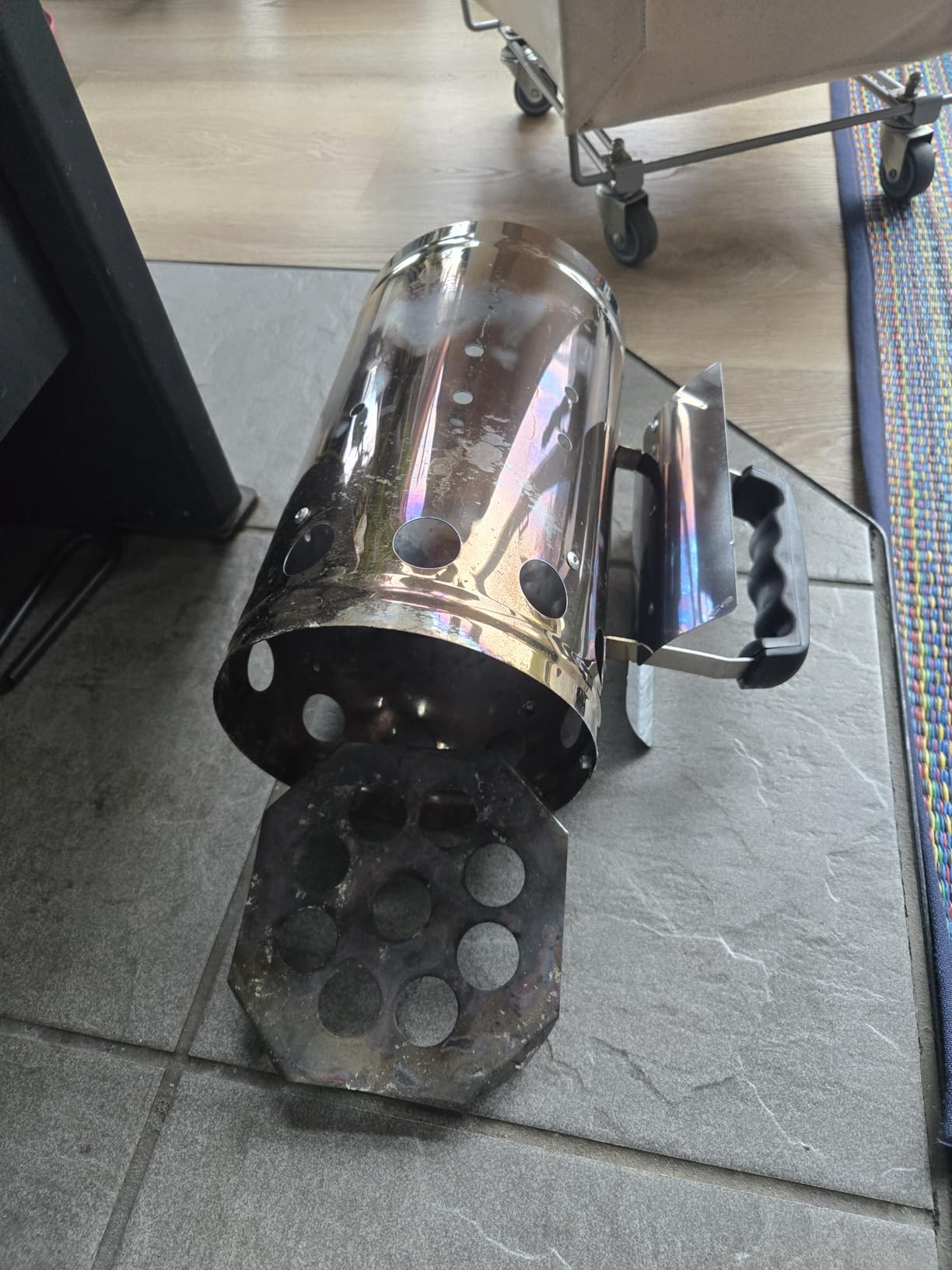 Charcoal Chimney Starter, BBQ Grill Quick Rapid Fire customer photo 2