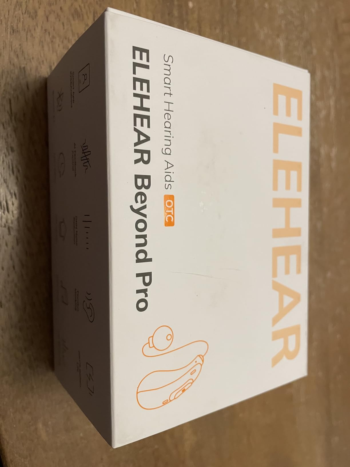 ELEHEAR Beyond Pro OTC Hearing Aids, Bluetooth Rechargeable, Premium Sound | 50dB Enhancement, VocClear 2.0 AI, 30% Clearer Speech, Bluetooth 5.3 App, Music Mode, 100 hours Total Battery, Champagne Gold customer photo 1