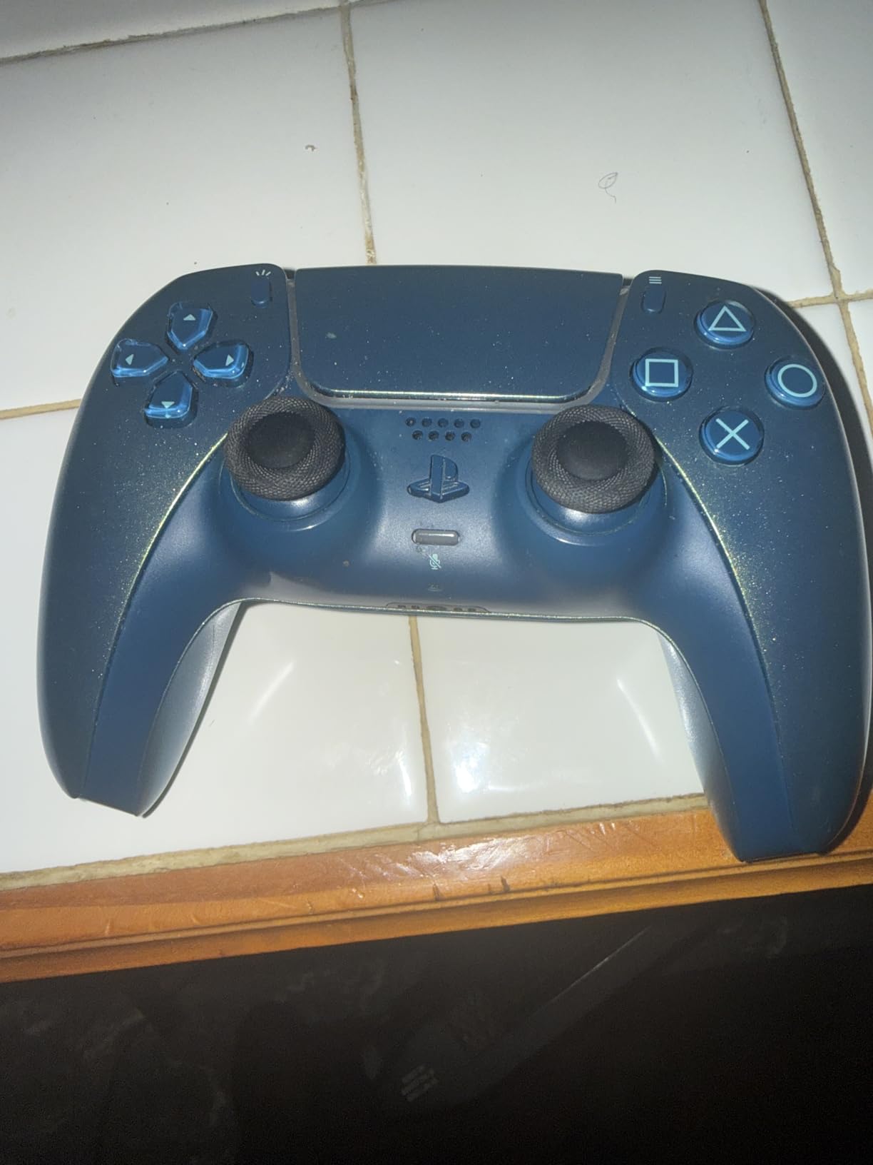 NEWDERY Joystick Replacement Grip Caps for PS5/PS4 Controller customer photo 1