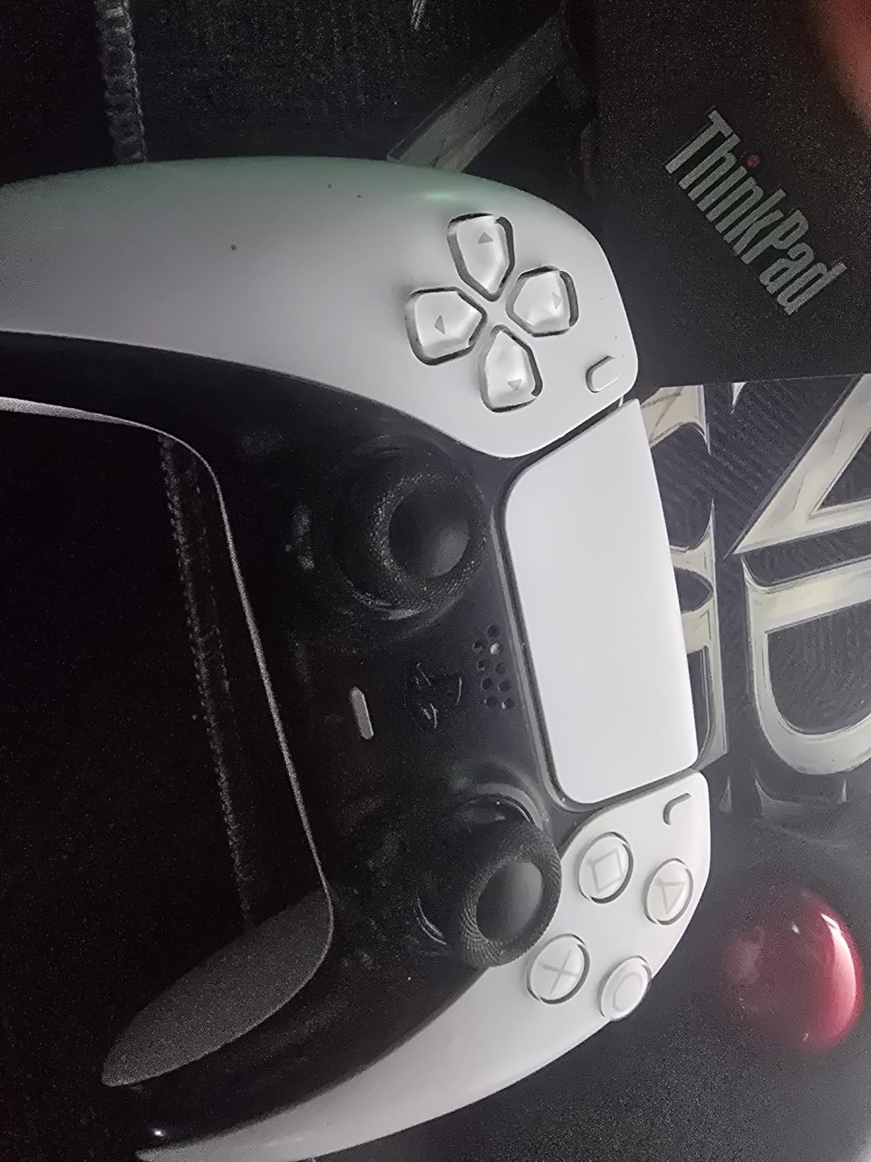 NEWDERY Joystick Replacement Grip Caps for PS5/PS4 Controller customer photo 2