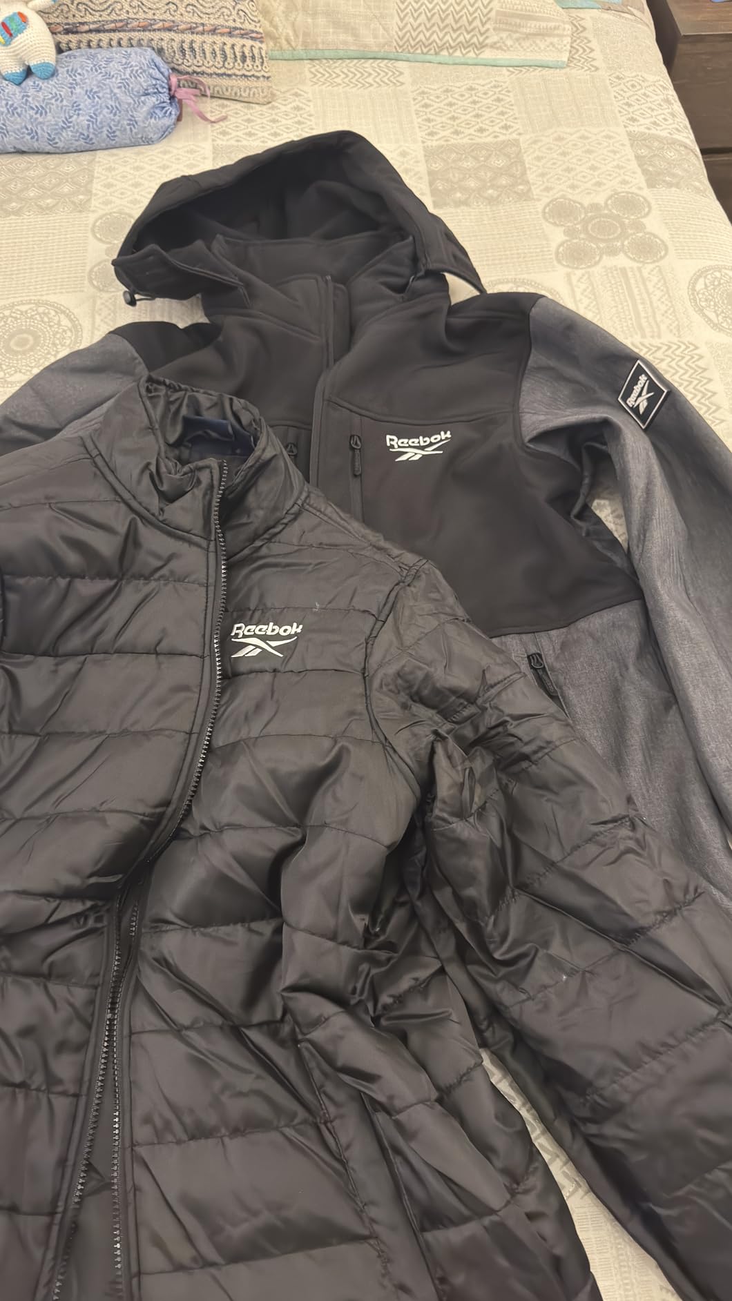 Reebok Mens 3-in-1 Softshell Ski Jacket with Removable Puffer Liner customer photo 1
