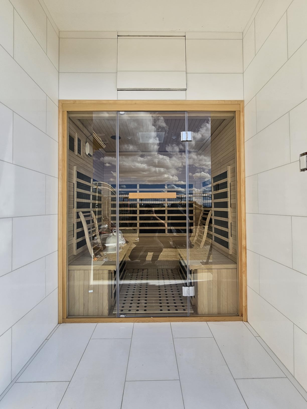 Albott 4 Person Infrared Sauna with 7-Color Light Therapy, Low EMF 2145W customer photo 2