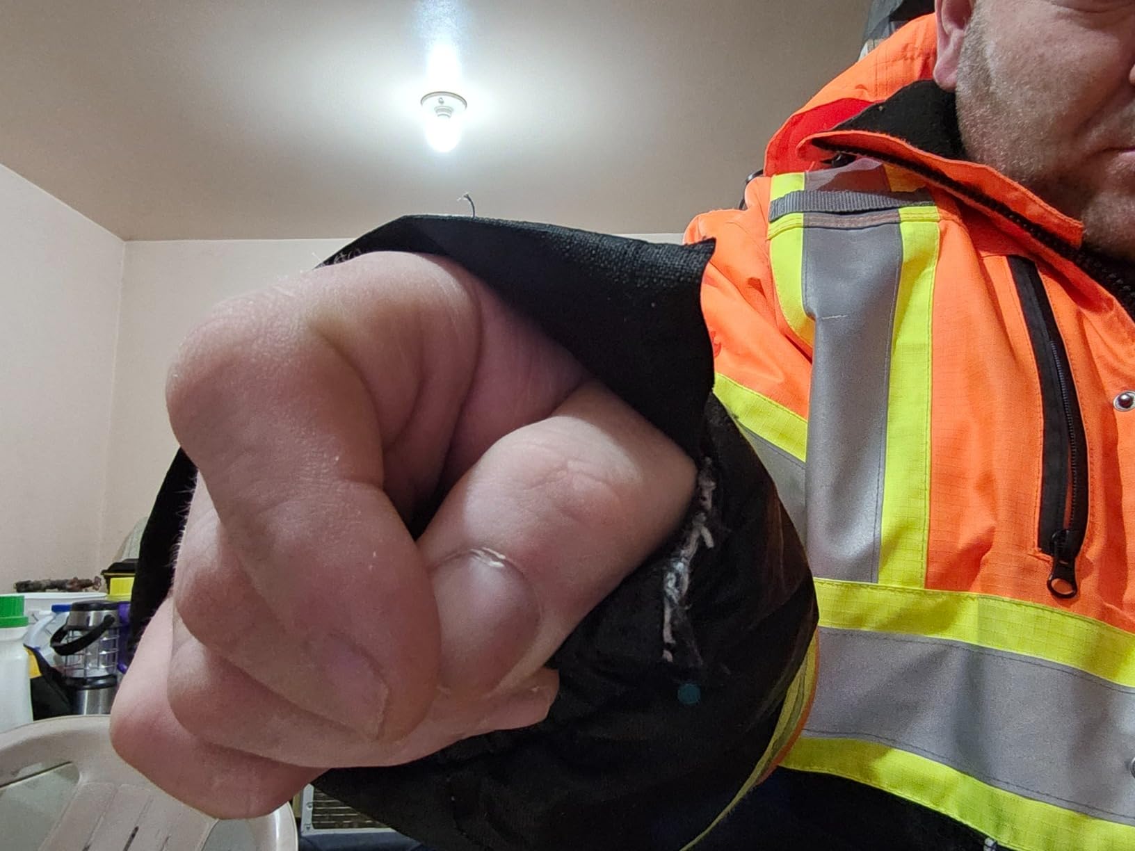 JKSafety Hi Vis Heated Jacket with 3M Reflective Tapes JK118A Black M customer photo 1