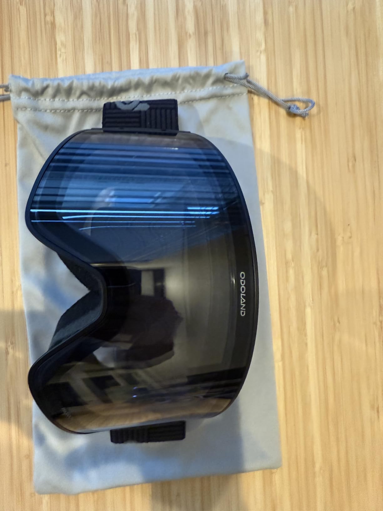 Odoland Anti-Fog Photochromic Ski Goggles with Pattern Strap customer photo 2
