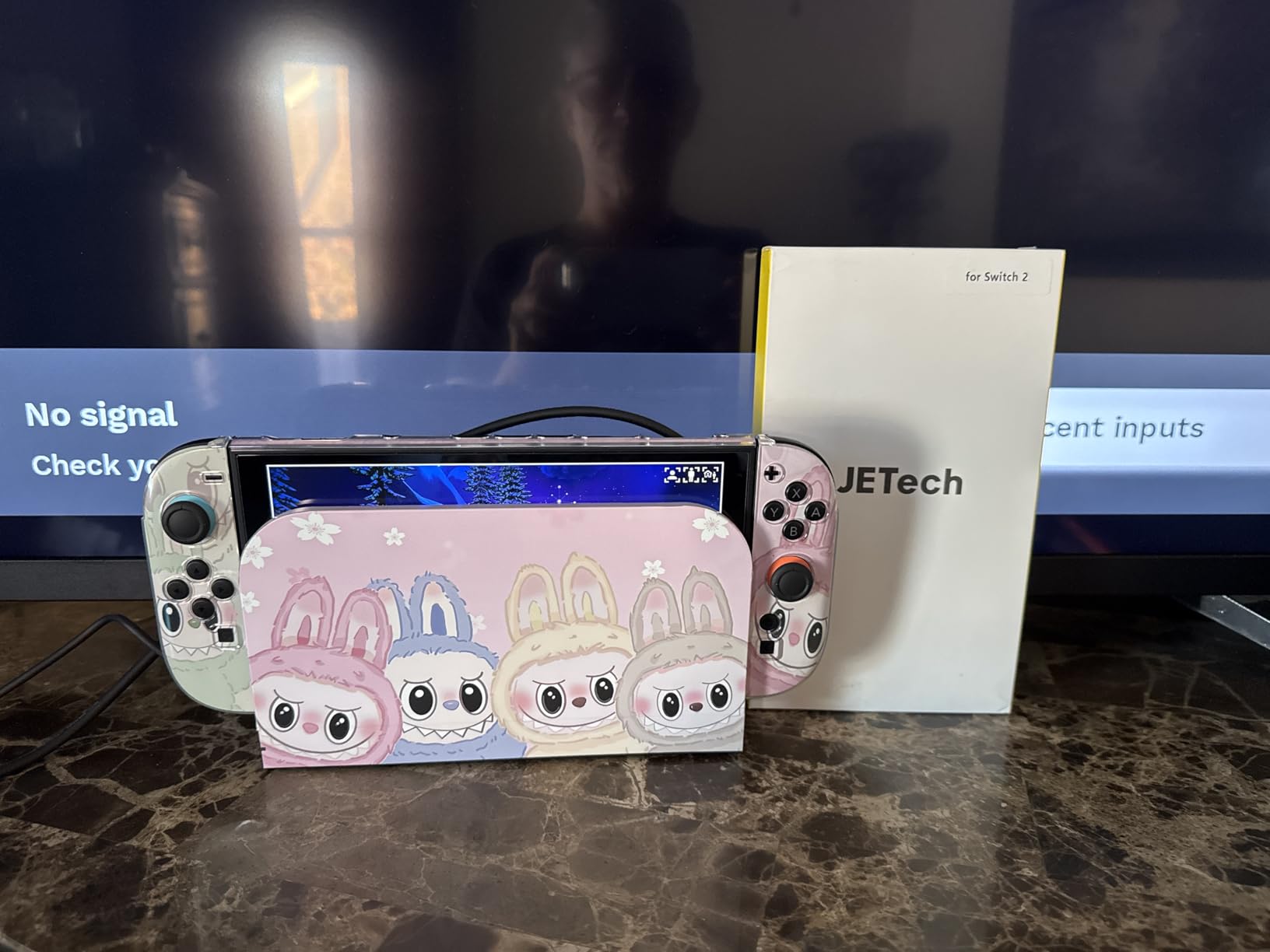 JETech Dockable Case for Nintendo Switch 2, Clear customer photo 2