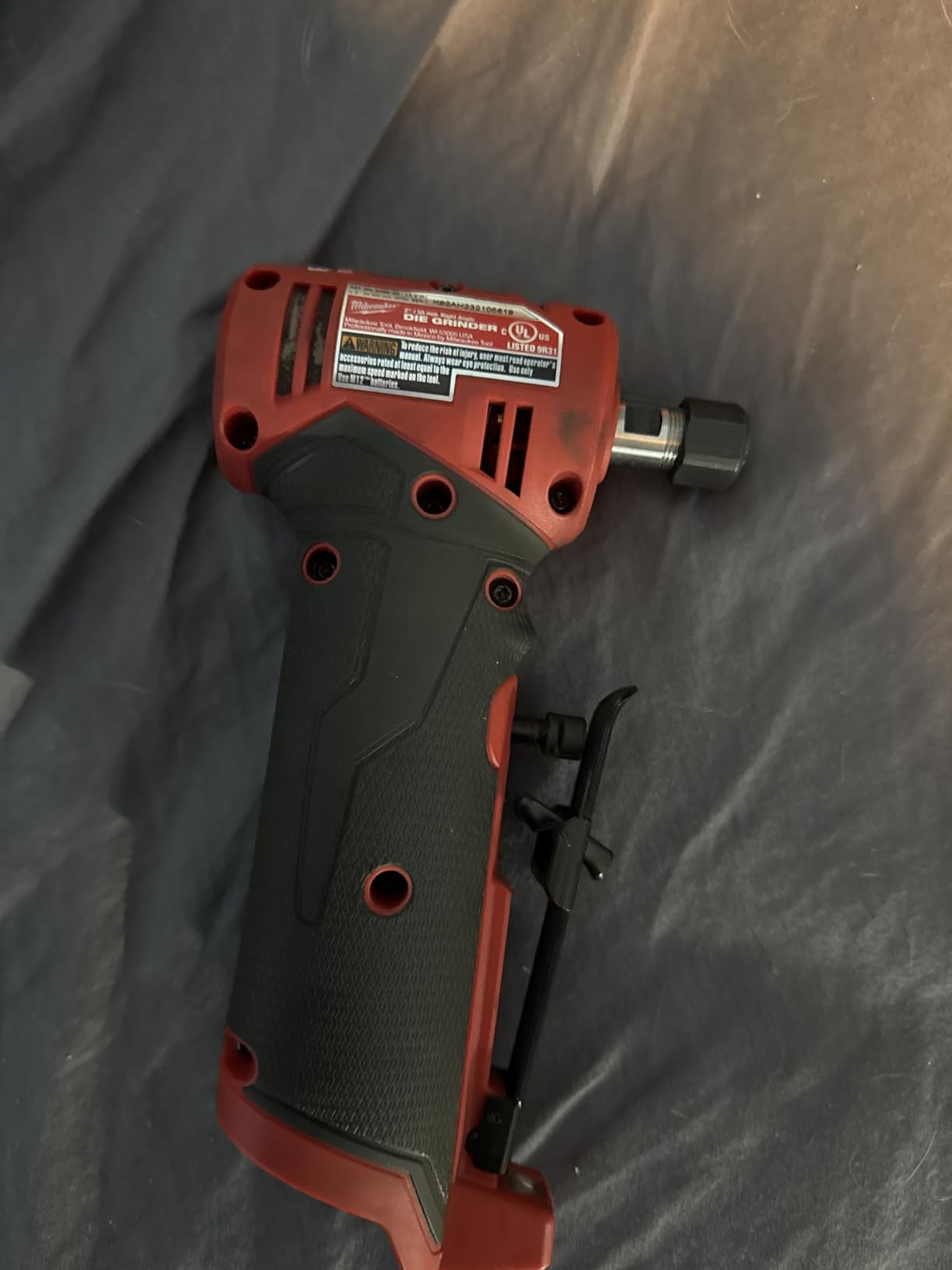 Milwaukee Electric - M12 Fuel 1/4 INCH Right Angle DIE Grinder Tool customer photo 2