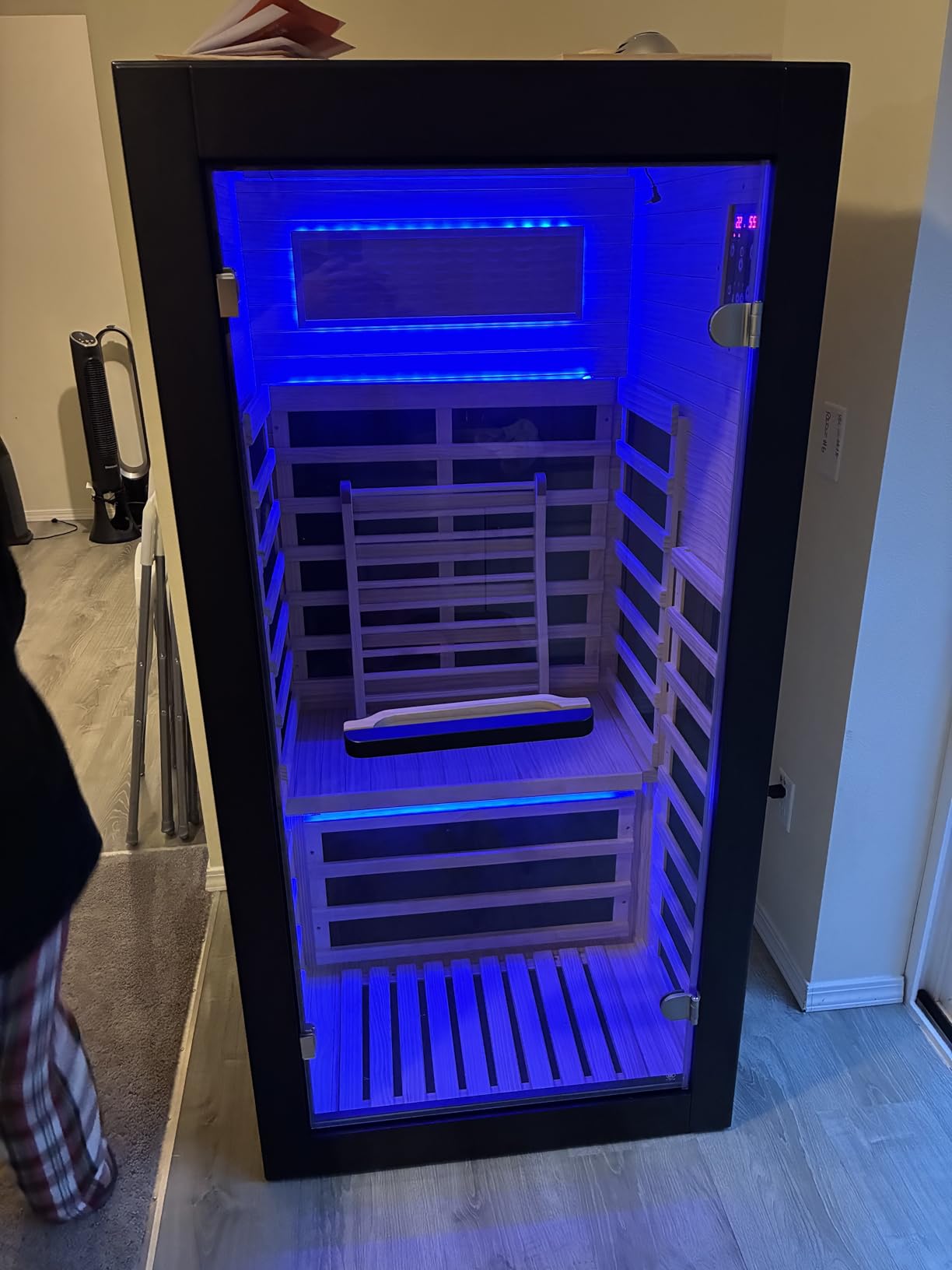 OUTEXER Outdoor Traditional Sauna 4-5 Person 240V 4.5KW 6'x6’ Steam Saunas customer photo 1