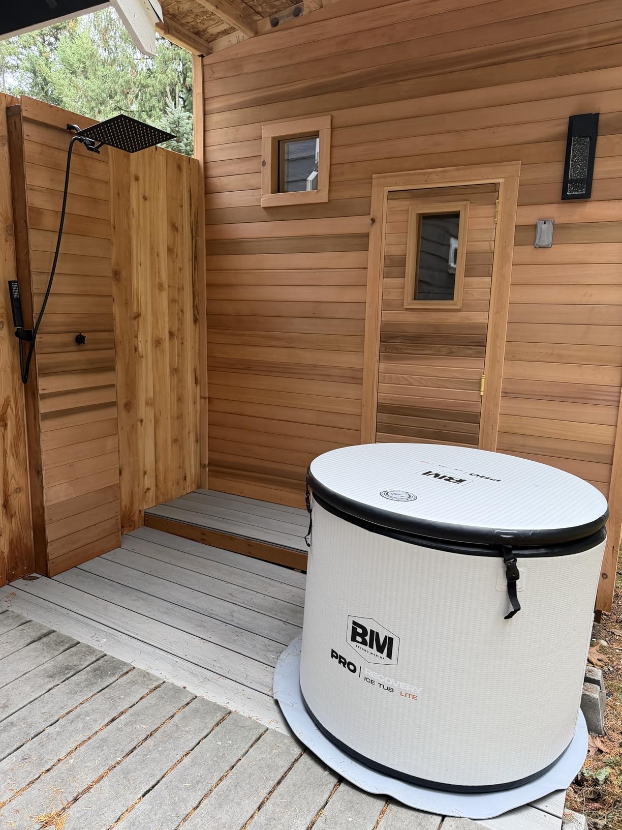 Inflatable Cold Plunge Tub with 1/2 HP Hot & Cold Water Chiller customer photo 1