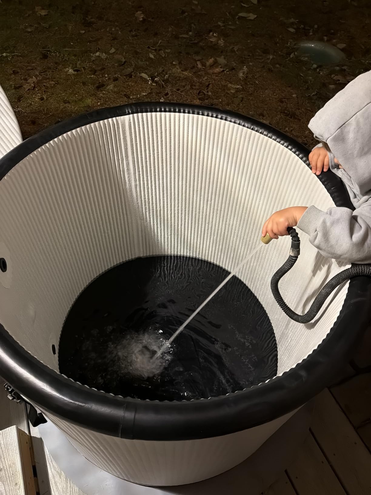Inflatable Cold Plunge Tub with 1/2 HP Hot & Cold Water Chiller customer photo 2