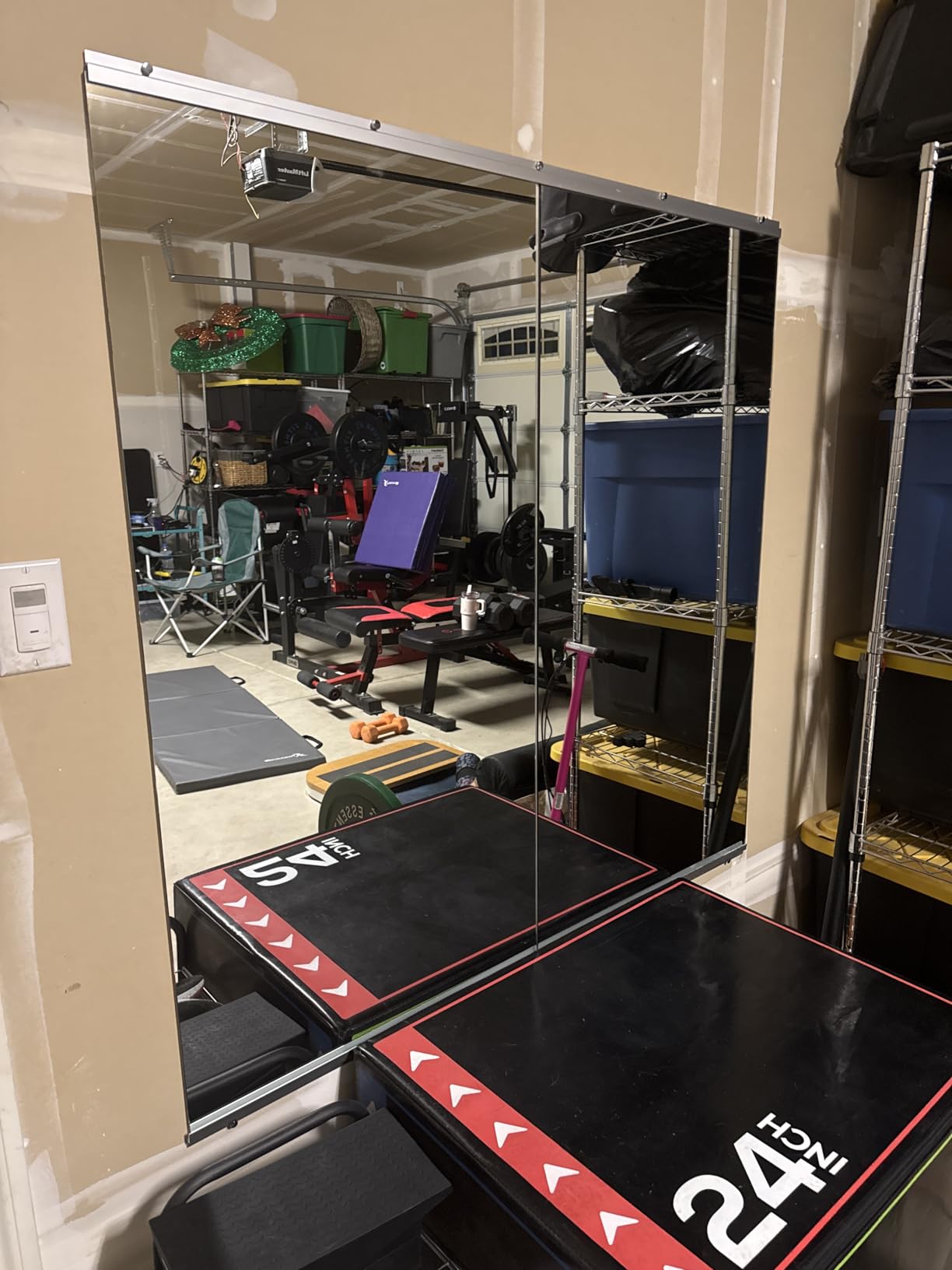 TETOTE Gym Mirrors for Home Gym Wall Large 72