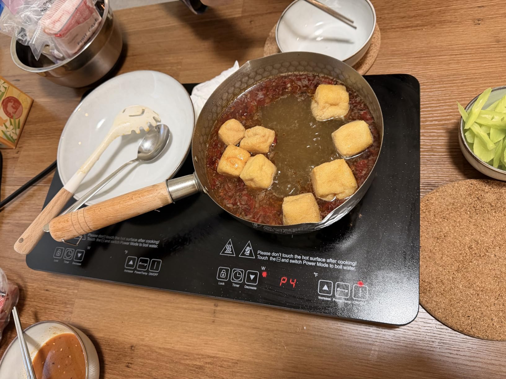 AMZCHEF Double Induction Cooktop, 1800W 2 Burner, ETL Certified customer photo 2