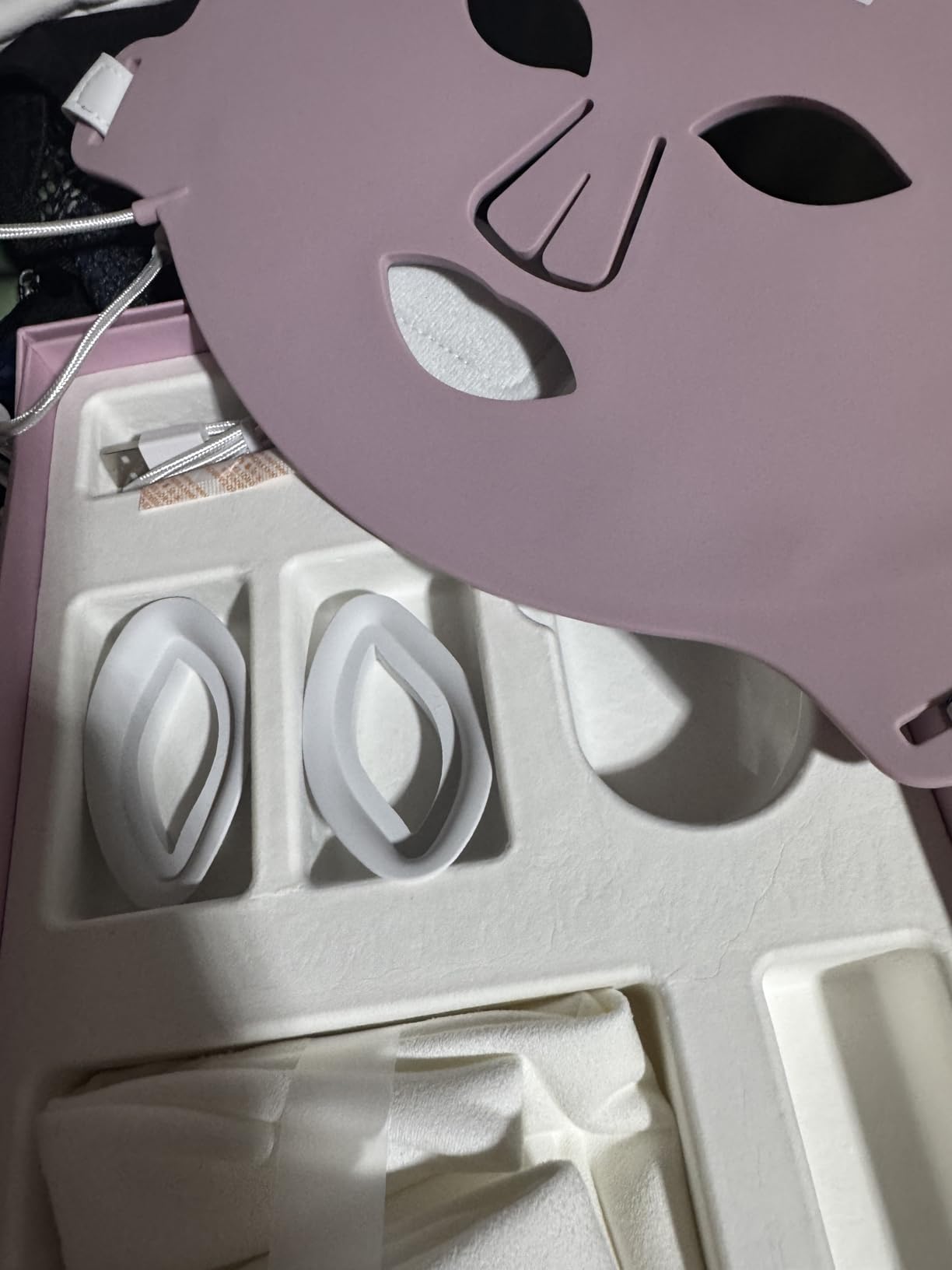 Solawave Light Therapy Face Mask - Amber, Red, Deep Red & Near-Infrared | FDA-cleared for full-face wrinkles. Hands-free, 3-min sessions. Visibly firms & smooths skin, up to 20 uses per charge. customer photo 1